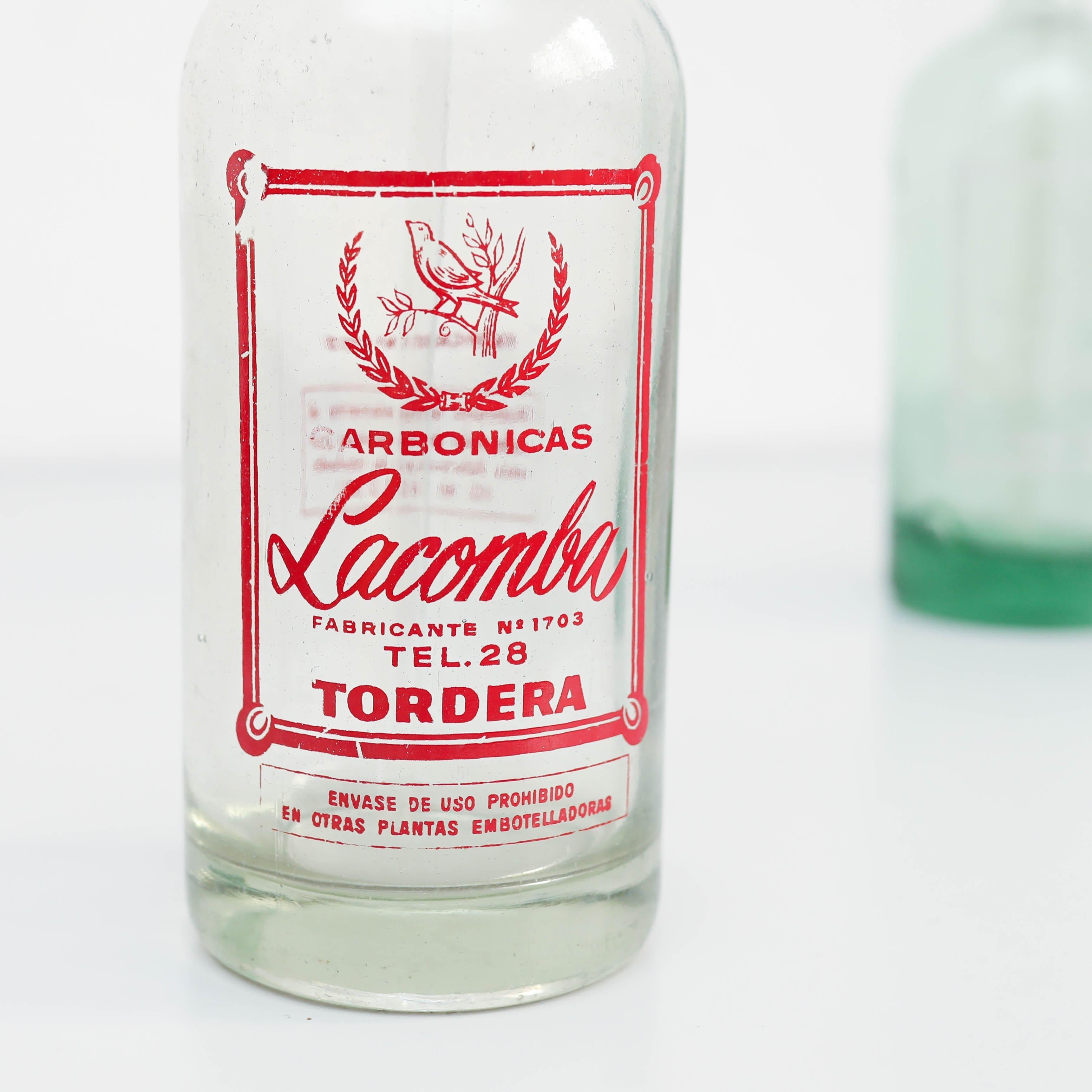 Fin du 20e siècle Ensemble de deux siphons à soda traditionnels espagnols, circa 1990 ¿Precio ? en vente