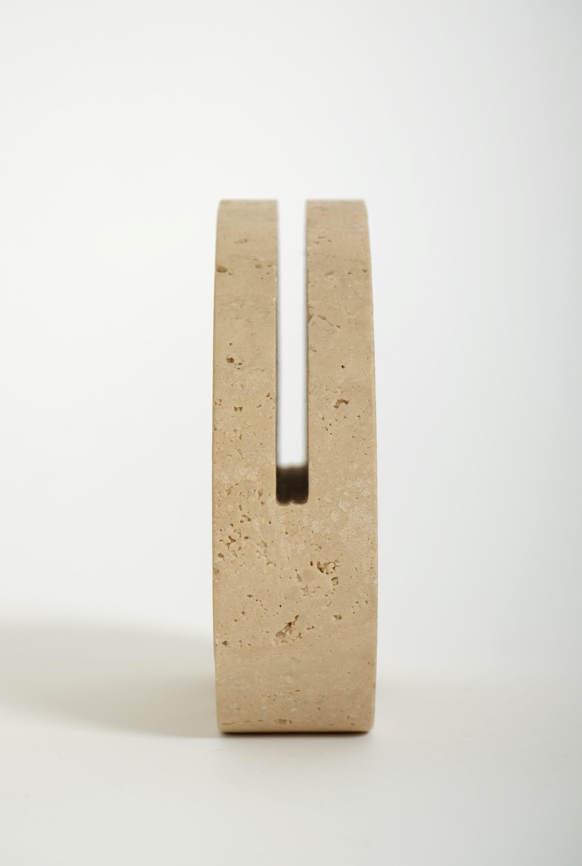 Set Of Two Travertine Elephant Sculptures Desk Organizer by Fratelli Mannelli im Angebot 13