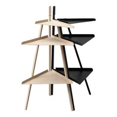 Conjunto de dos muebles esquineros "Trío" de Achille C. y Giancarlo P. para Karakter