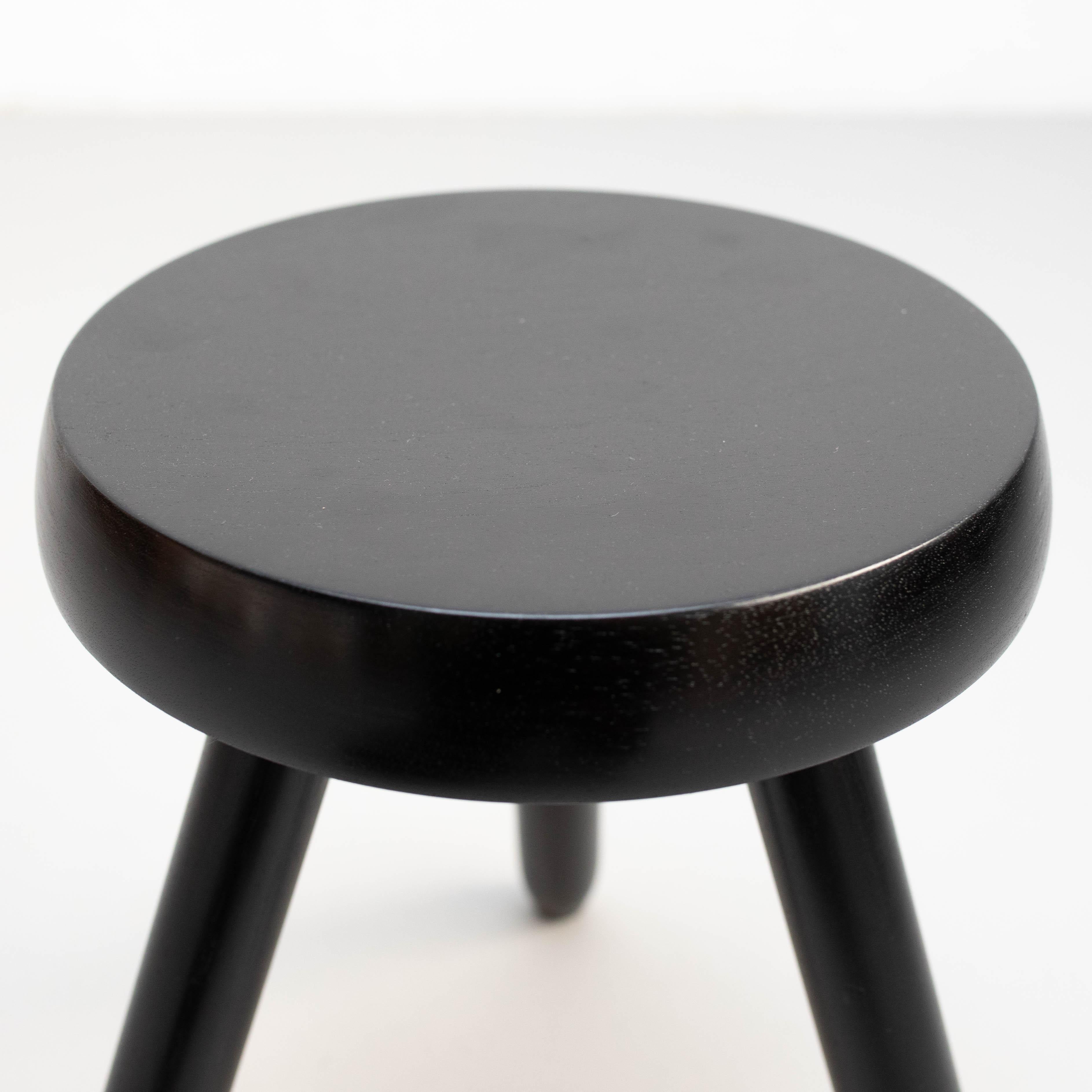 Set of Two Tripod Stool in the Style of Charlotte Perriand 11