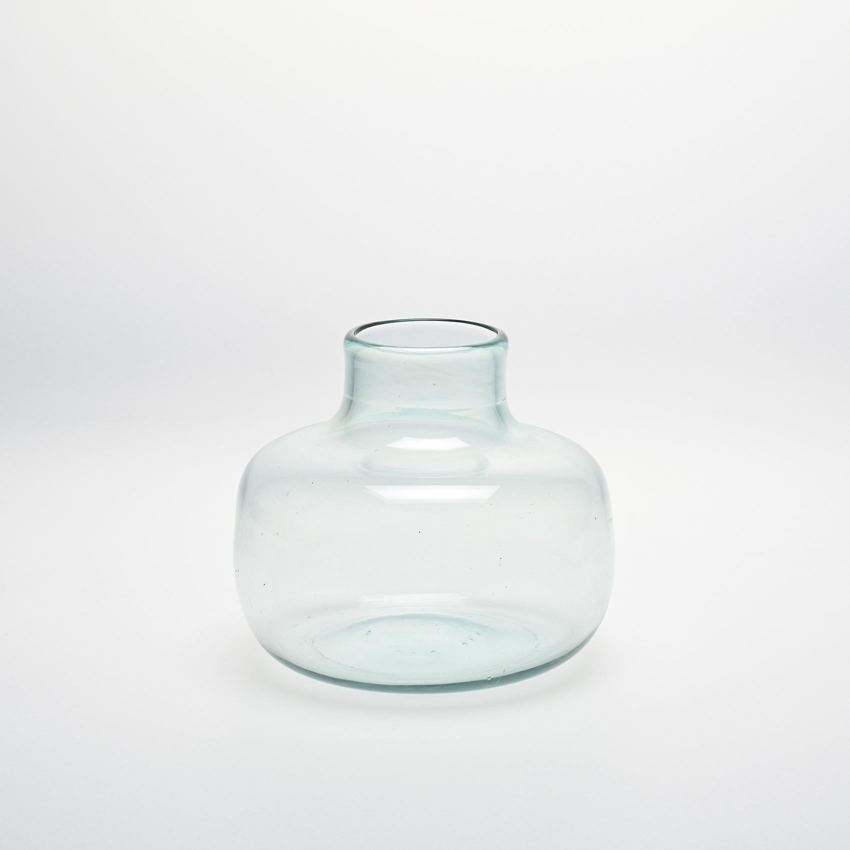 French Set of Two Vases by Claude Morin, circa 1980 For Sale