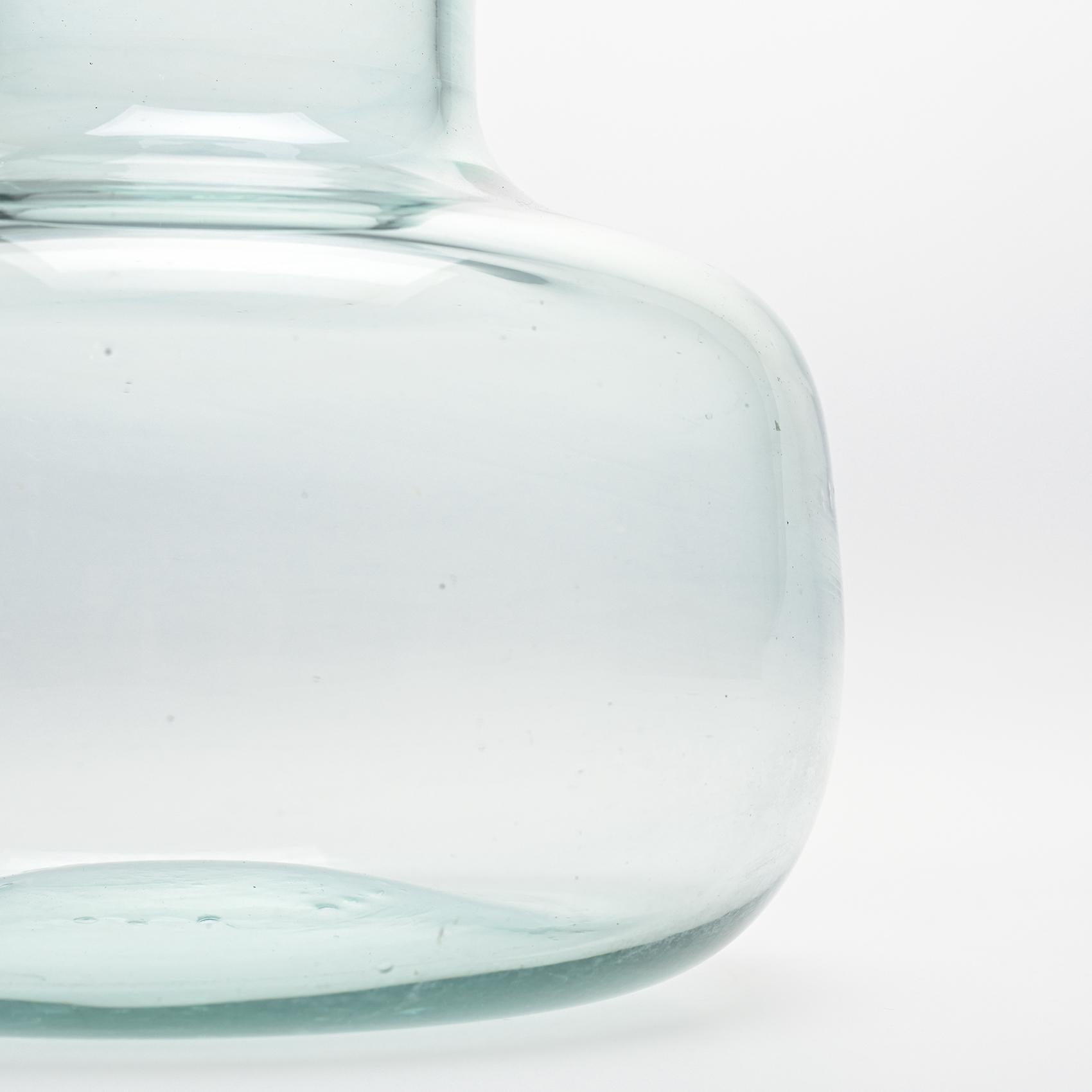 Art Glass Set of Two Vases by Claude Morin, circa 1980 For Sale