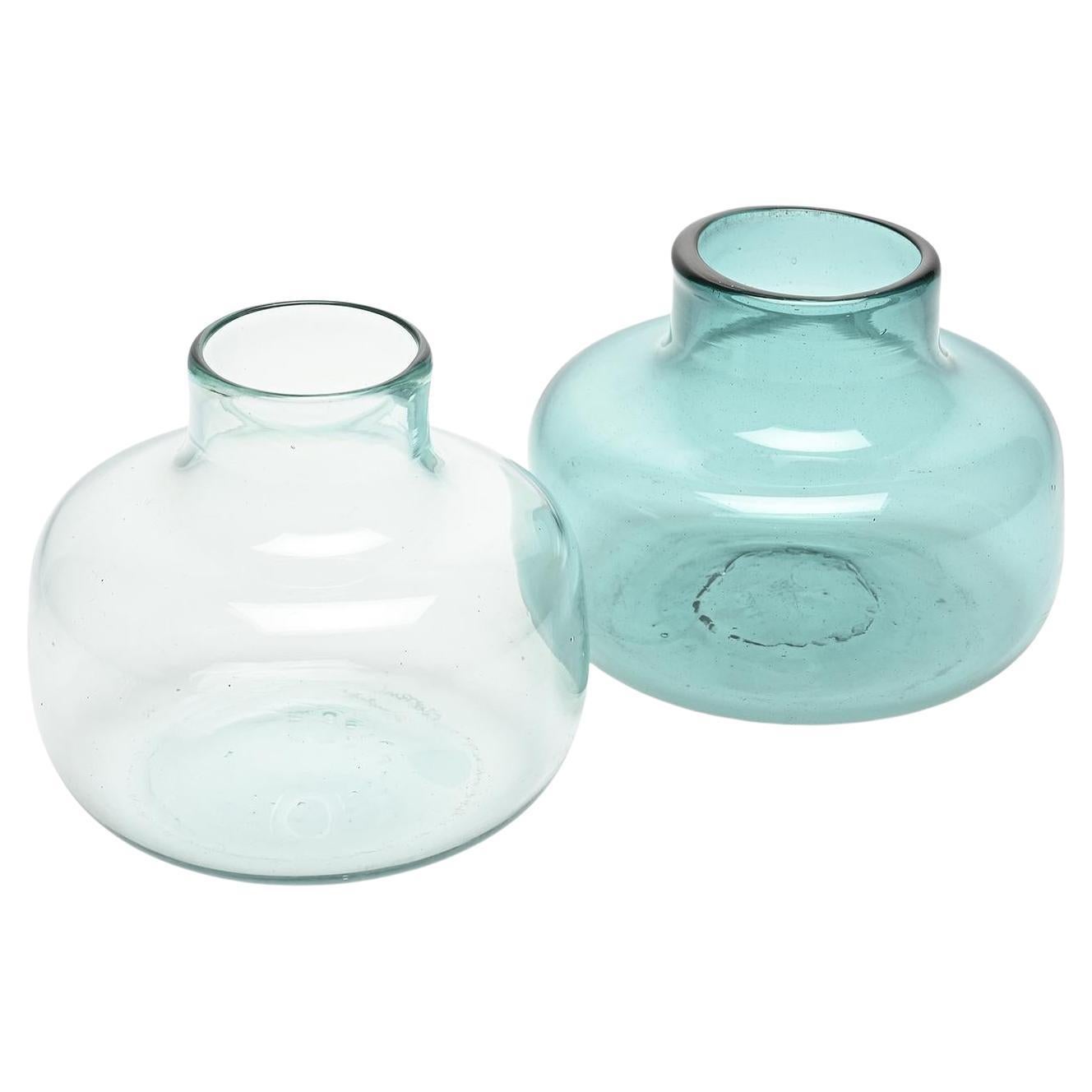 Set of Two Vases by Claude Morin, circa 1980