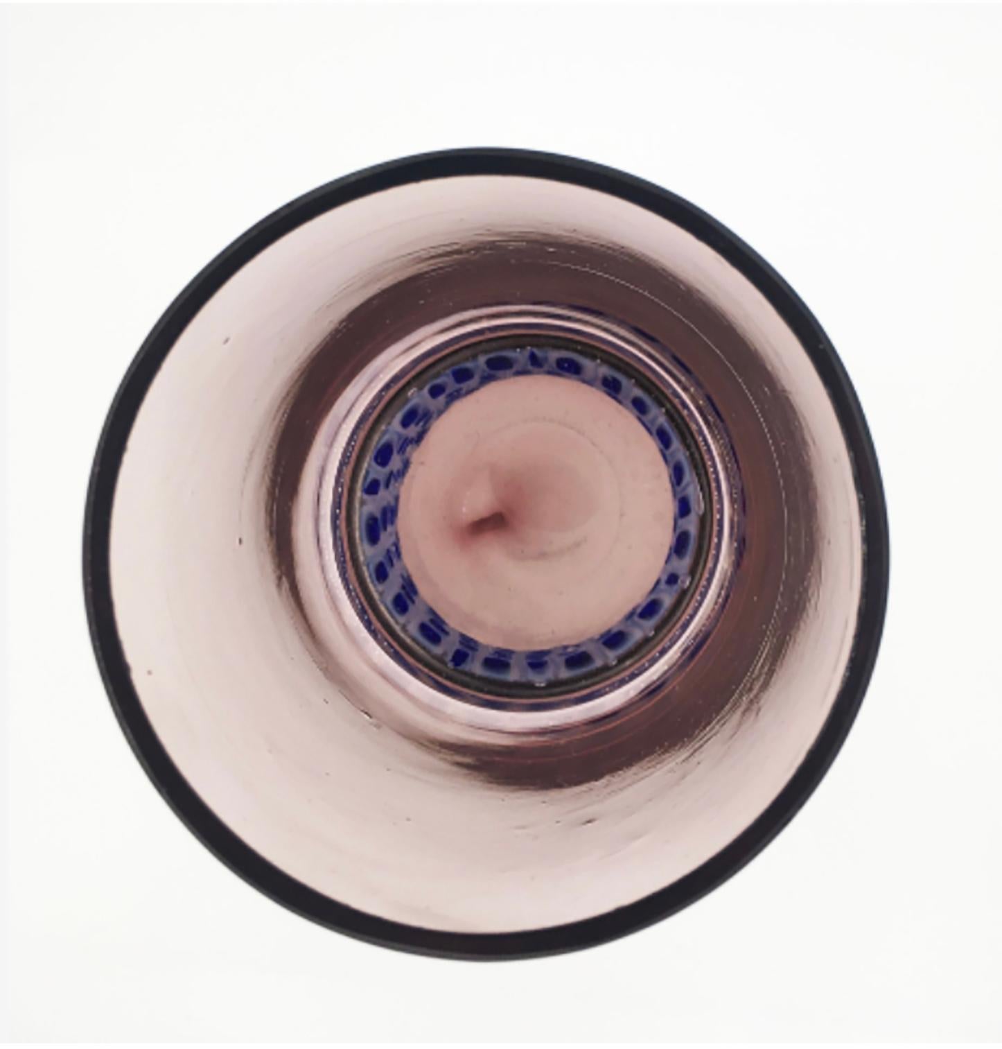 Lot de Deux Vases en Verre Soufflé 