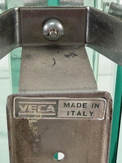 Set di due lampade da parete in vetro di Murano "Veca", made in Italy, anni '70