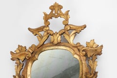 Set of two Venetian Rococo giltwood mirrors, ca. 1850 Italy