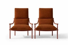 Set of Two Vidalenta Outdoor Red Armchairs by Patricia Urquiola for Cassina