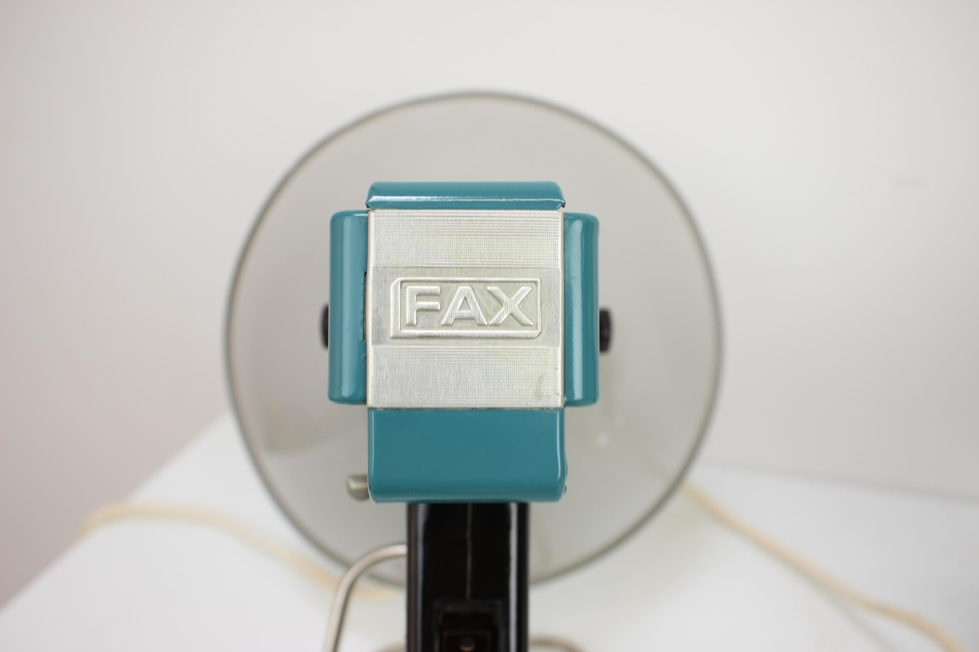 Juego de dos lámparas de mesa vintage de FAX, años 60, Checoslovaquia en Bueno estado para la venta en Praha, CZ