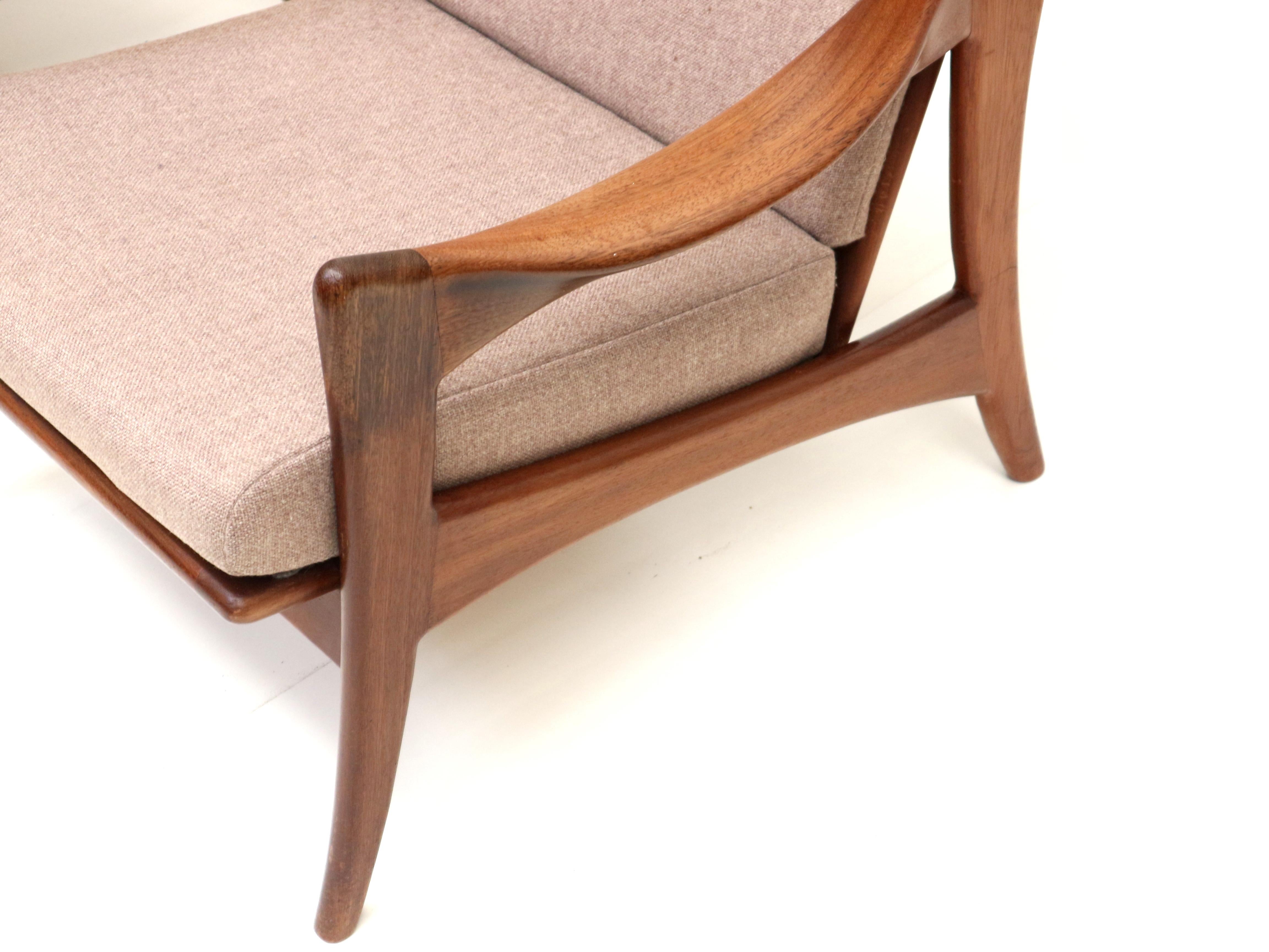 Teak Set di due poltrone vintage di De Ster Geldermalsen realizzate negli anni '60 in vendita
