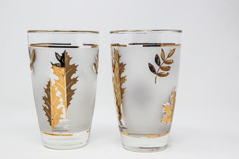 Set of Two Vintage Cocktail Glasses by Libbey For Sale at 1stDibs