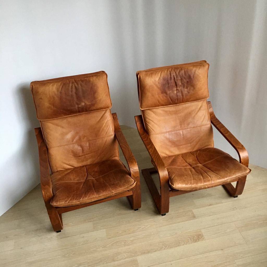 Leather IKEA Poang chair for $7.99 at GW! : r/ThriftStoreHauls