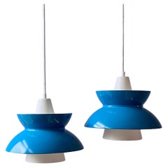 Set of Two Vintage Doo-Wop Pendant Lamp by Louis Poulsen, Denmark