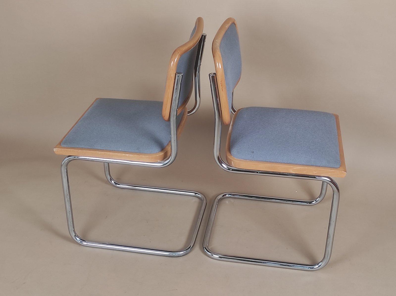 Vintage Marcel Breuer Cesca Chairs By BENE Austria 1980s