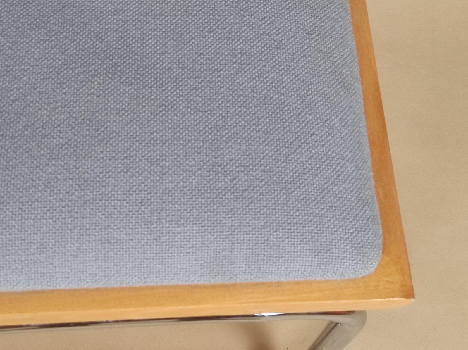 Fabric Set Of Two Vintage Marcel Breuer Cesca Chair By BENE Austria 1980s For Sale