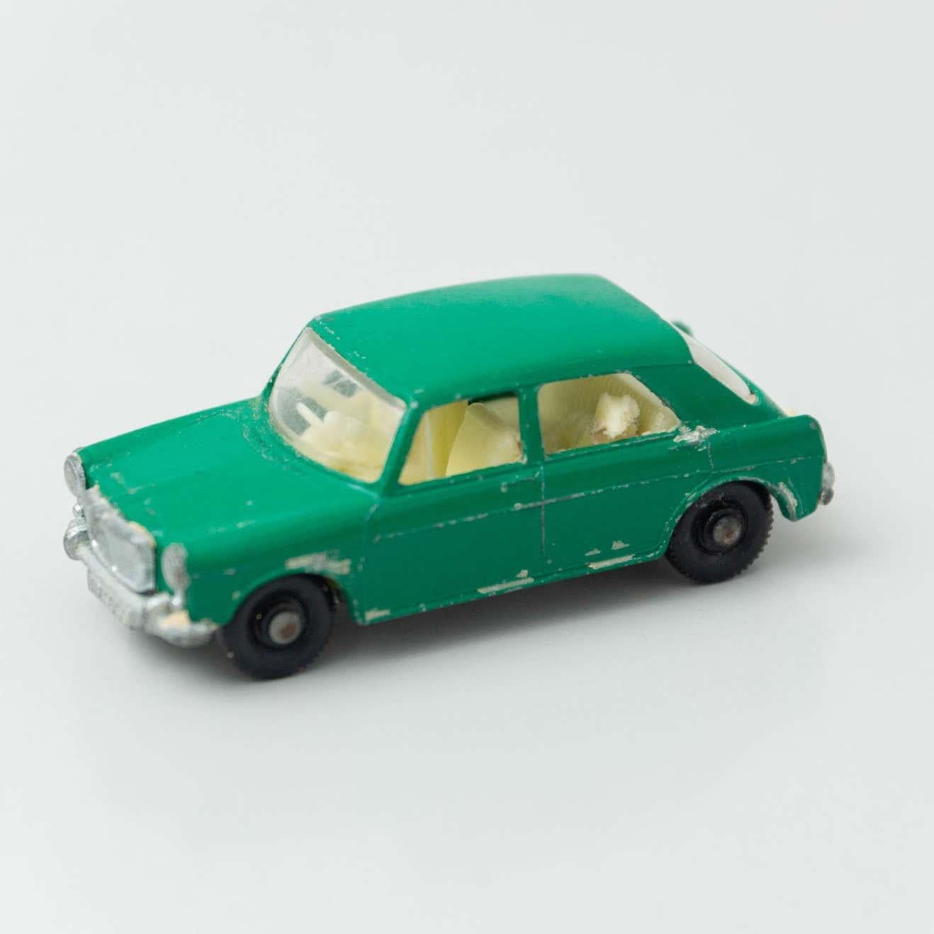 Metal Set of Two Vintage Opel MatchBox Car Toys, circa 1960 For Sale