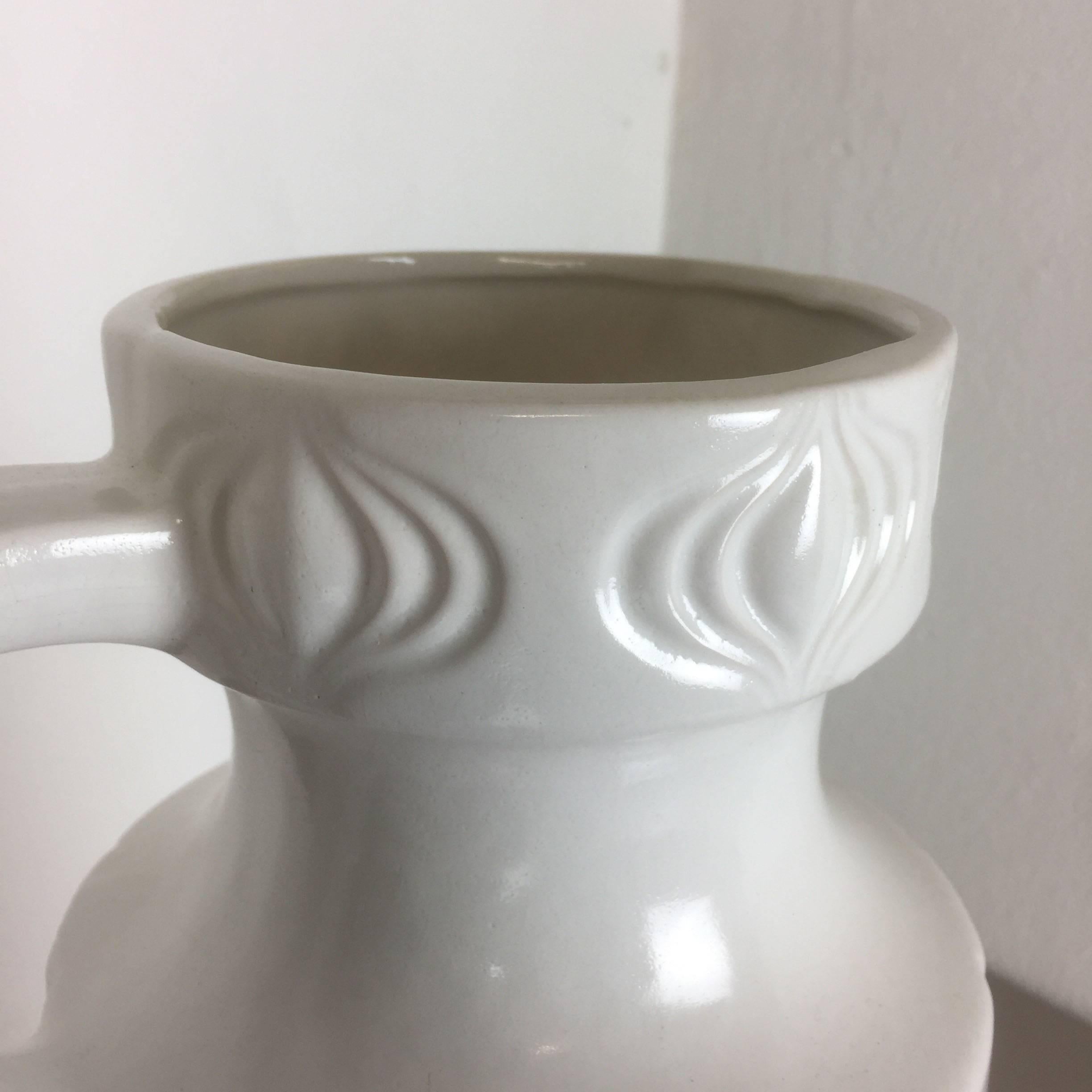 Mid-Century Modern Set of Two Vintage Pottery Fat Lava 