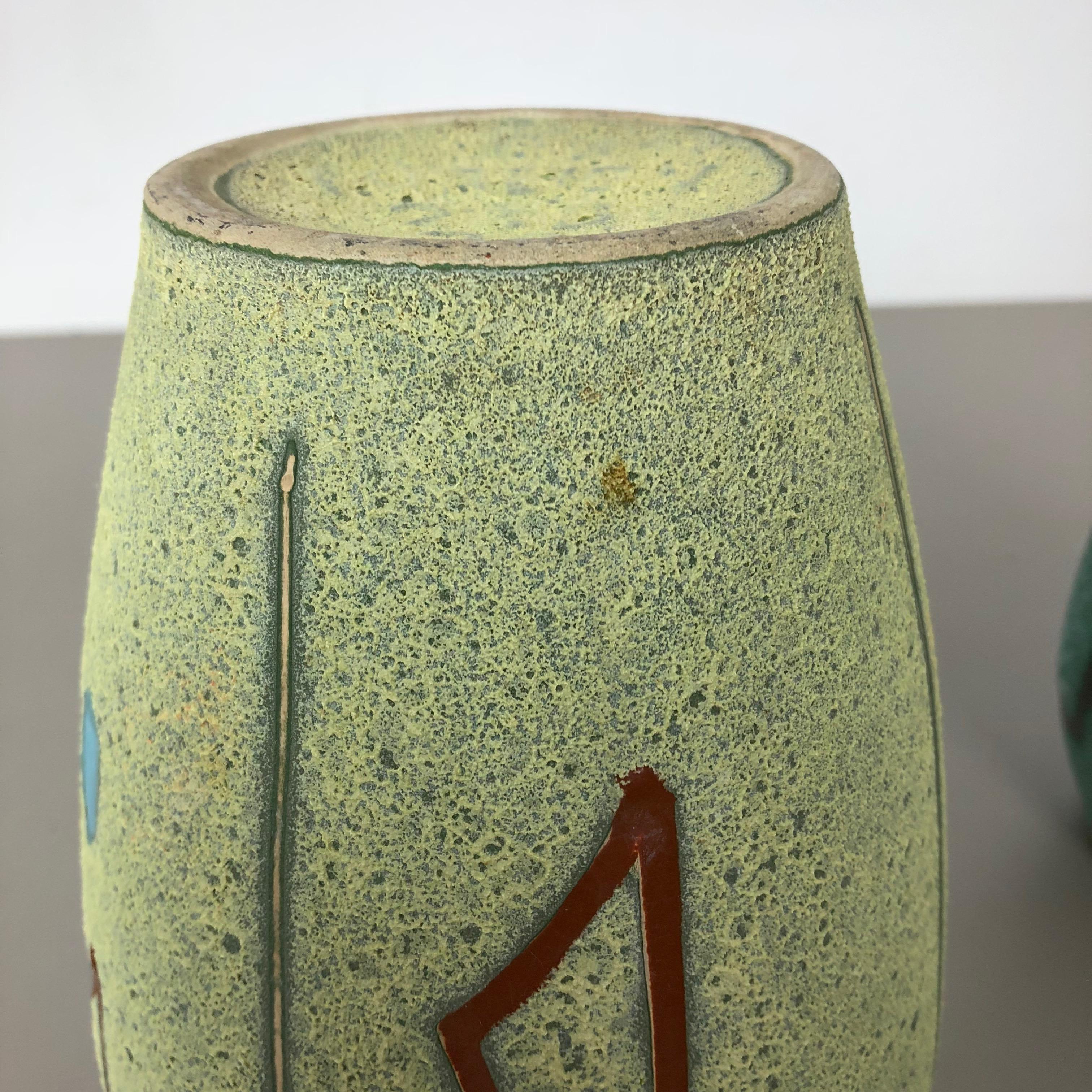 Ensemble de deux vases FOREIGN fabriqués par Scheurich, Allemagne, années 1960 en vente 4