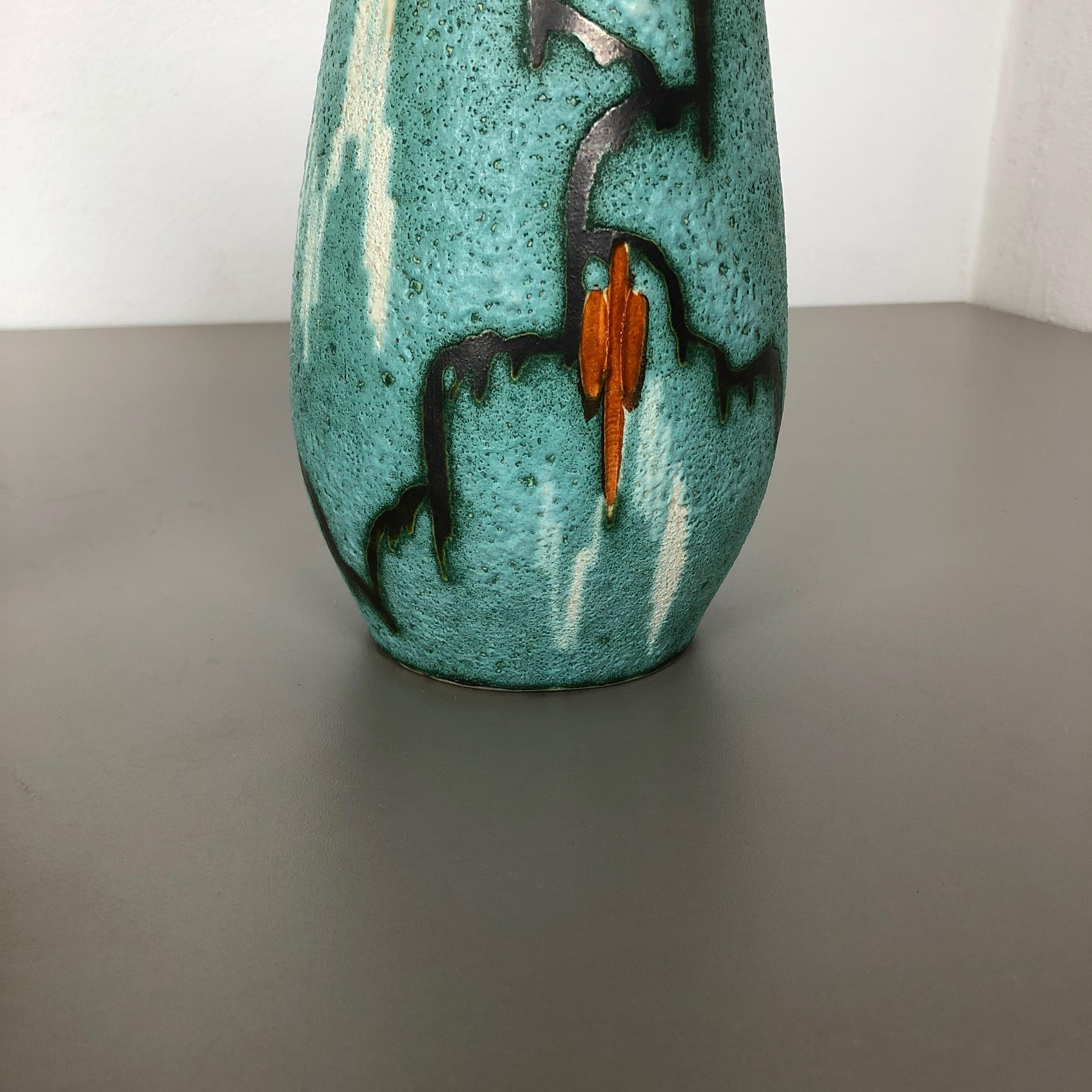 Set von zwei Vintage-Vasen „FOREIGN“ aus Keramik, hergestellt von Scheurich, Deutschland, 1960er Jahre im Angebot 12
