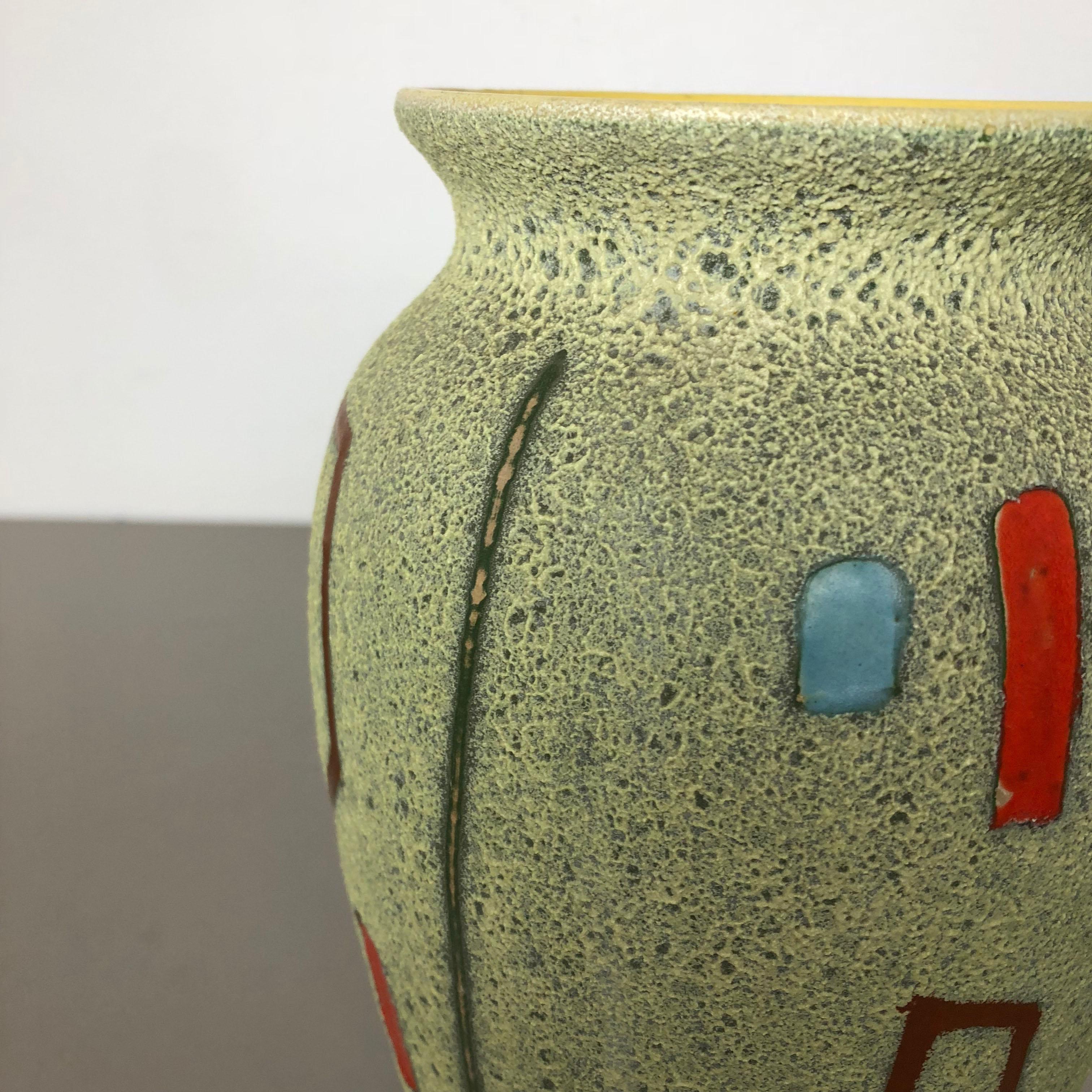 Set von zwei Vintage-Vasen „FOREIGN“ aus Keramik, hergestellt von Scheurich, Deutschland, 1960er Jahre im Angebot 1