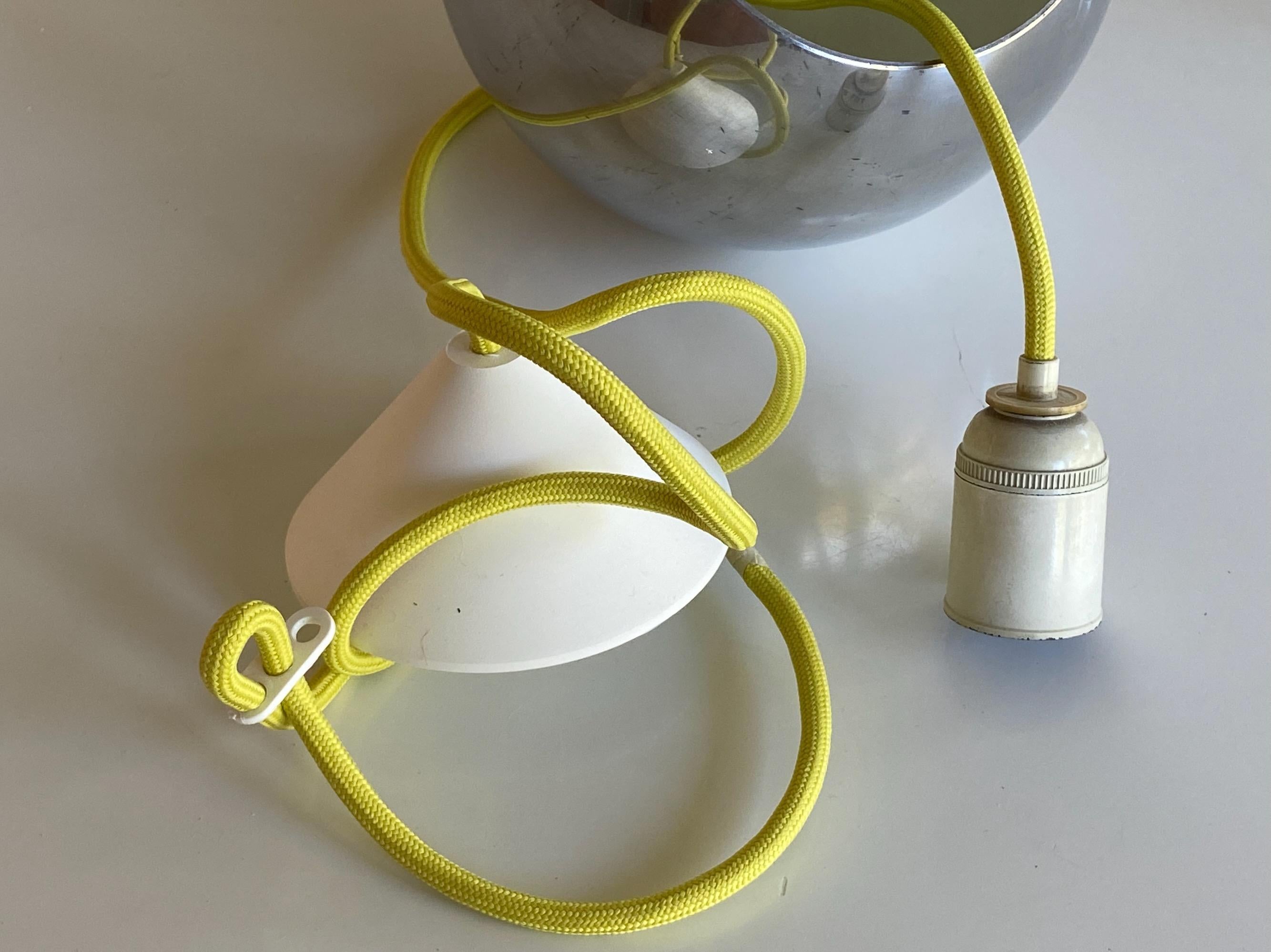 Set of Two Vintage Topan Pendant Lamps by Verner Panton Louis Poulsen, Denmark 1