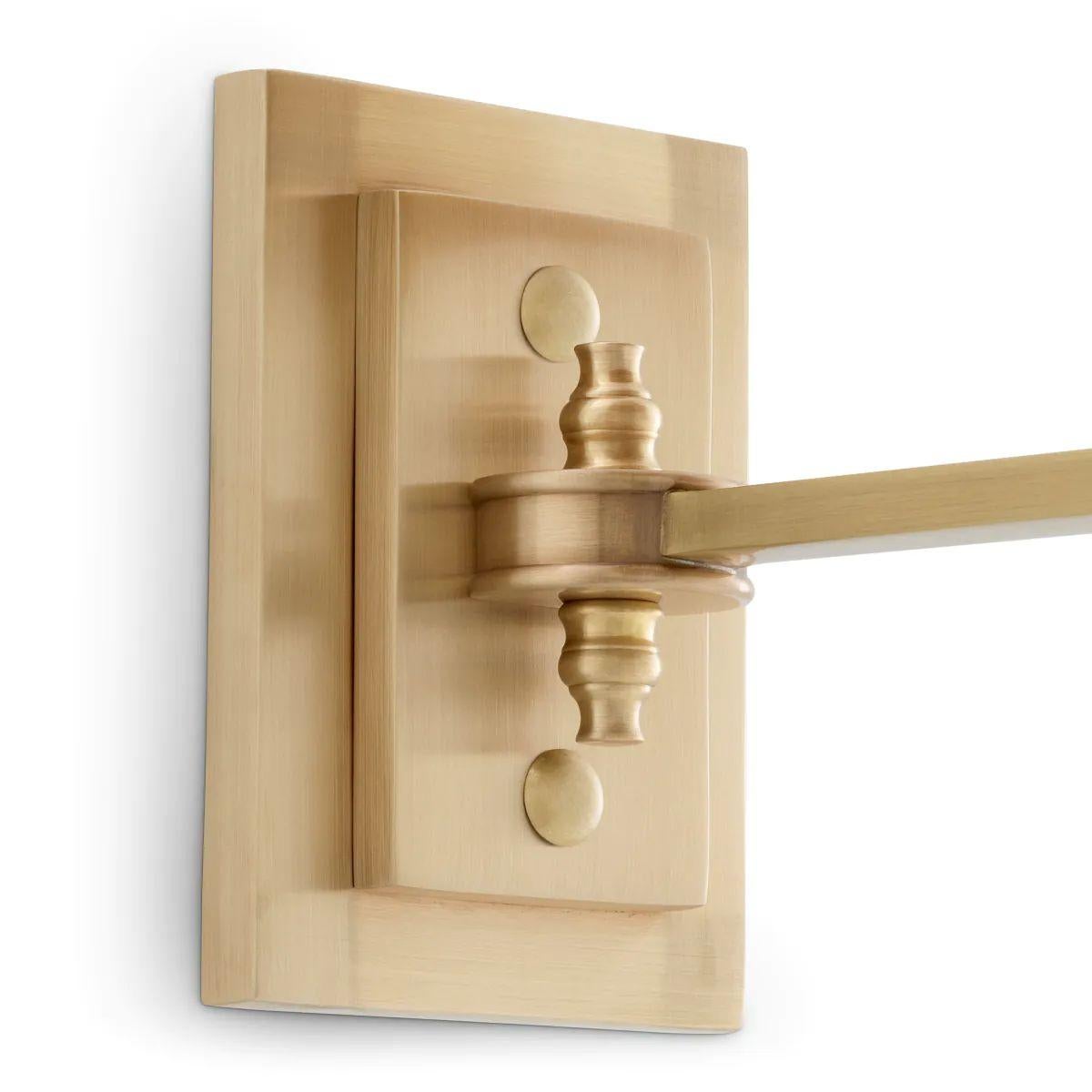 XXIe siècle et contemporain Set of Two Wall Lamp in Brass Finish en vente