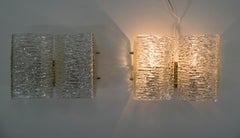 Set di due lampade da parete di Kalmar, anni '50
