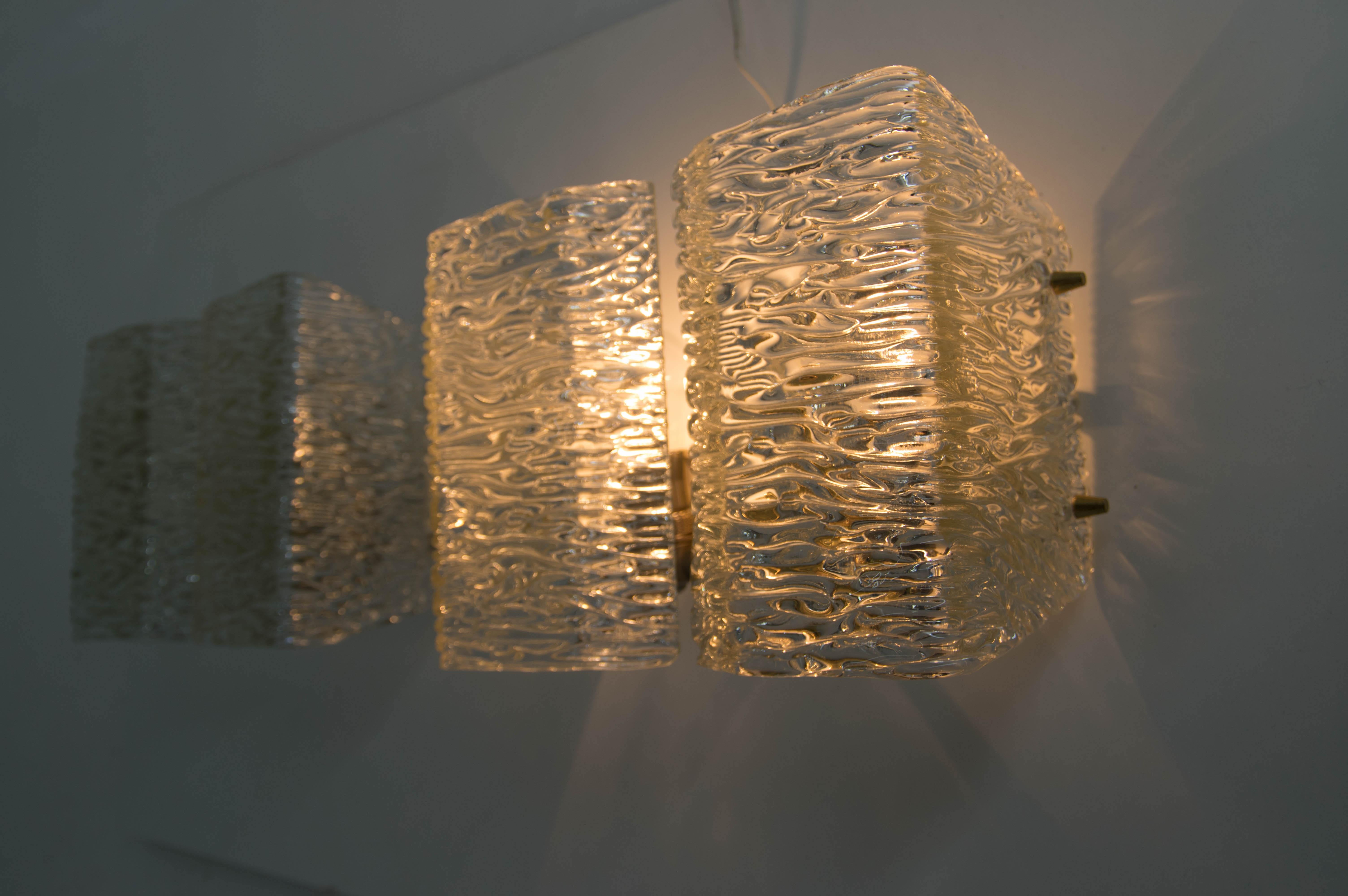 Austrian Set of Two Wall Lamps by Kalmar, 1950s For Sale
