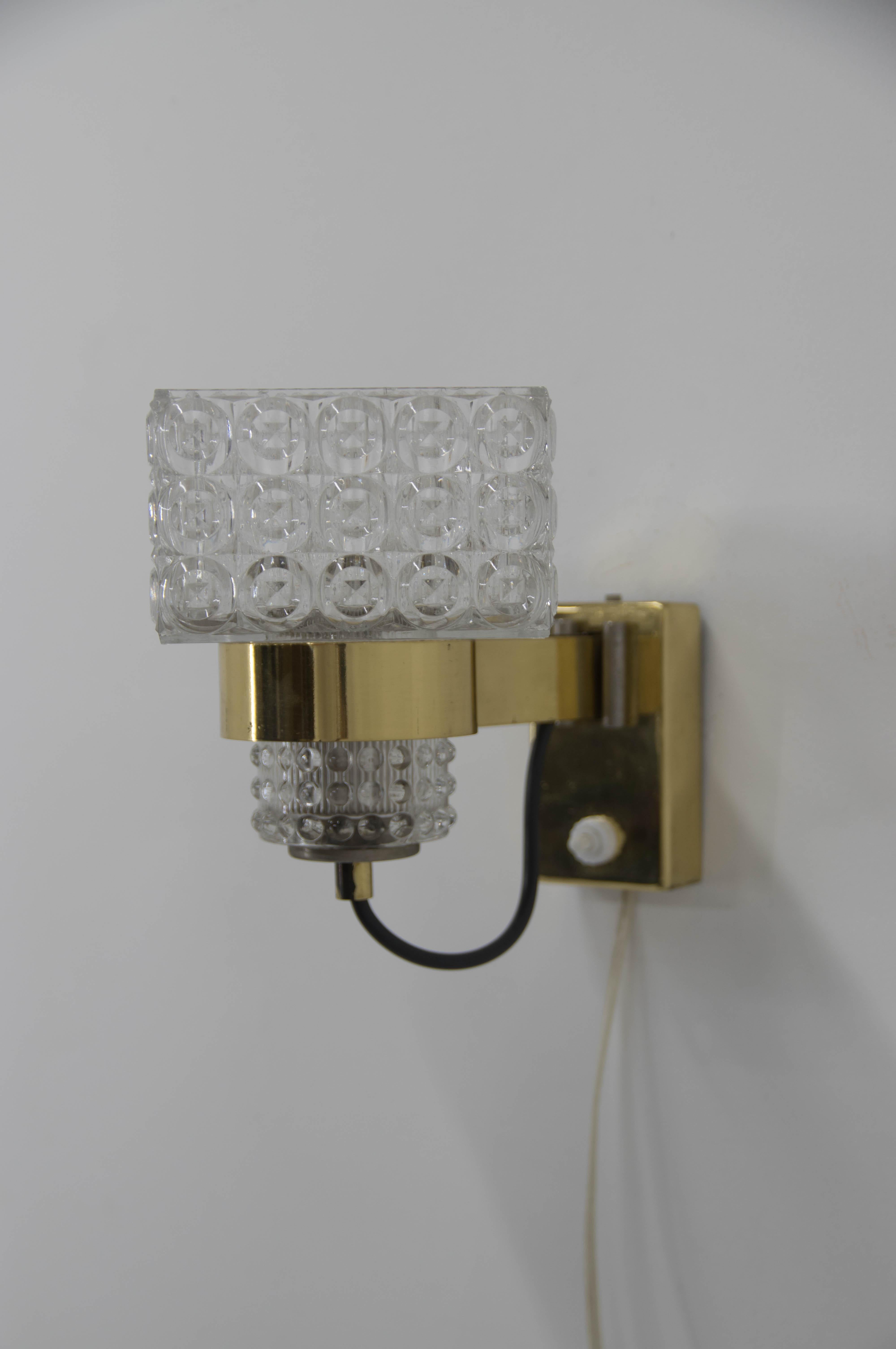 Late 20th Century Set of Two Wall Lamps by Lidokov, 1970s For Sale