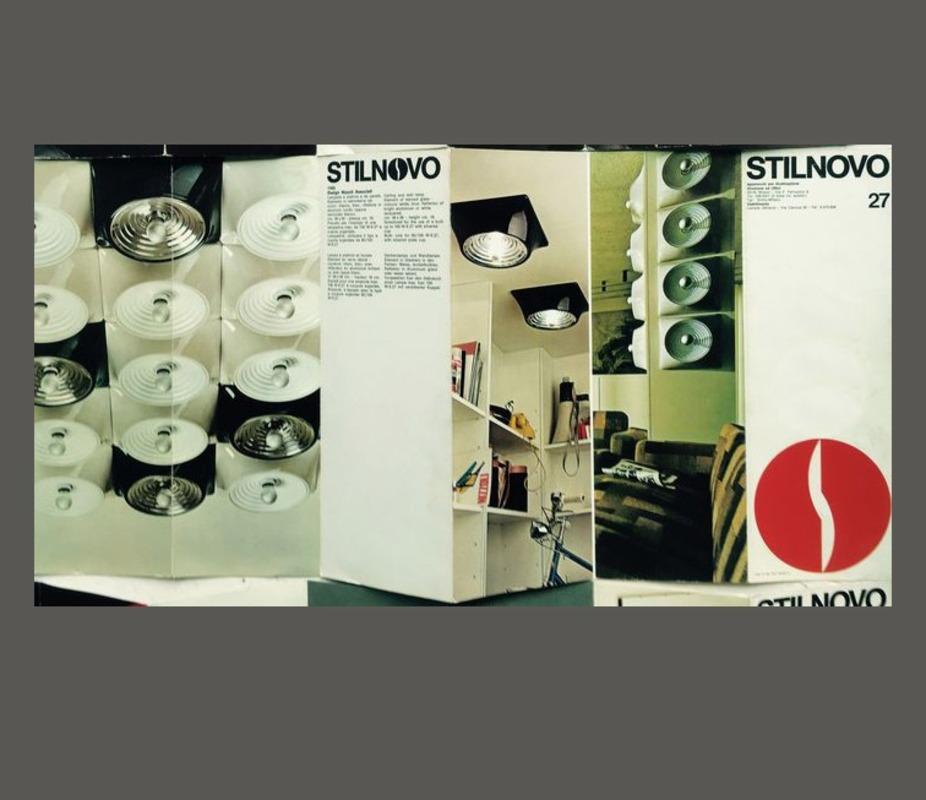 Set of Two Wall Lamps by Nizzoli Associati for Stilnovo, 1969 1