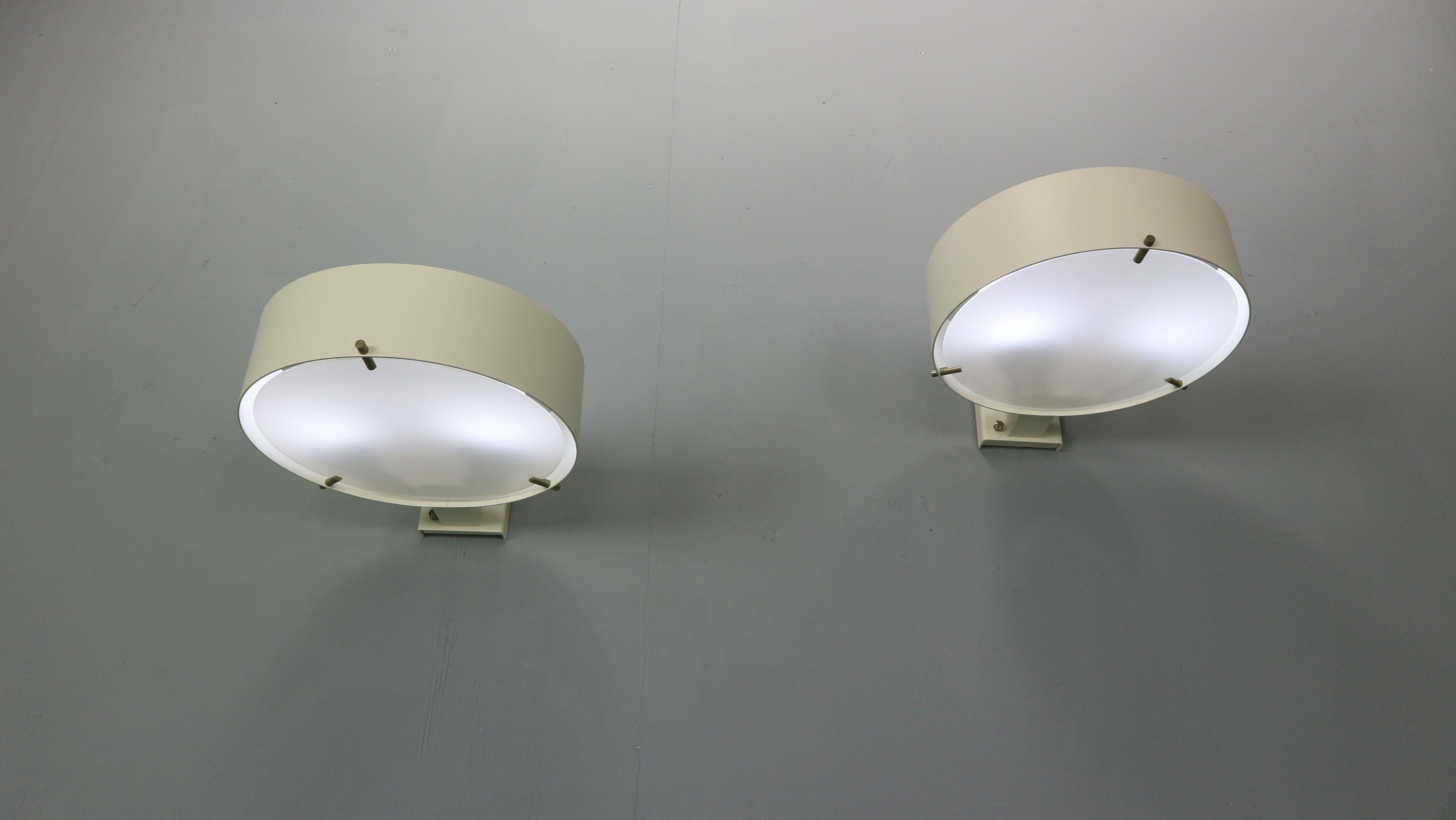 Ensemble de deux appliques, modèle 288w de Bruno Gatta pour Stilnovo 1959 en vente 4