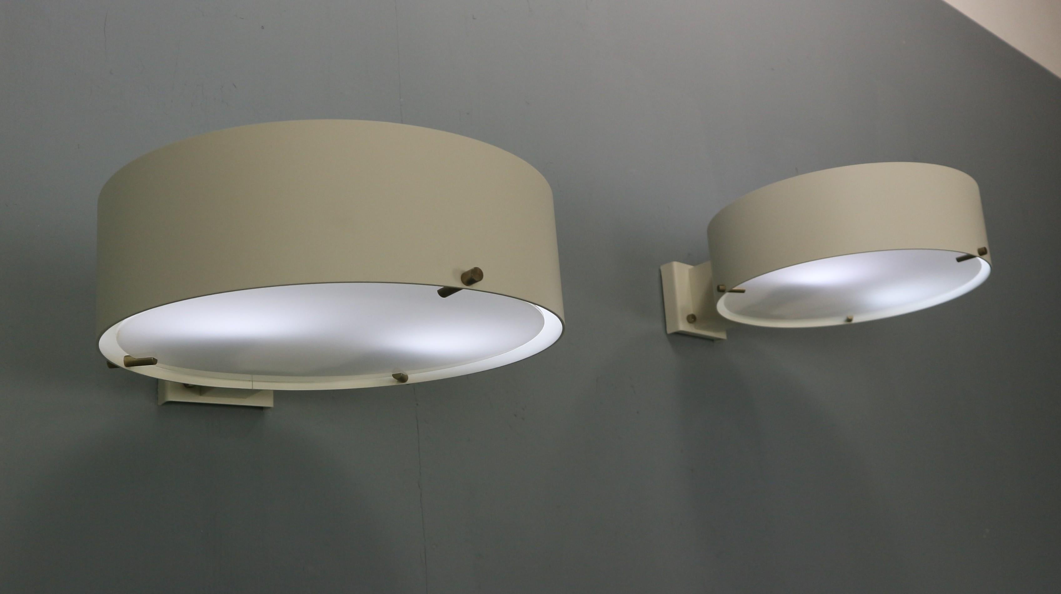 italien Ensemble de deux appliques, modèle 288w de Bruno Gatta pour Stilnovo 1959 en vente