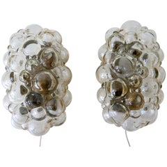 Set of Two Wall Lamps or Sconces by Helena Tynell for Glashütte Limburg, 1950s Set of Two Wall Lamps or Sconces by Helena Tynell for Glashütte Limburg, 1950s