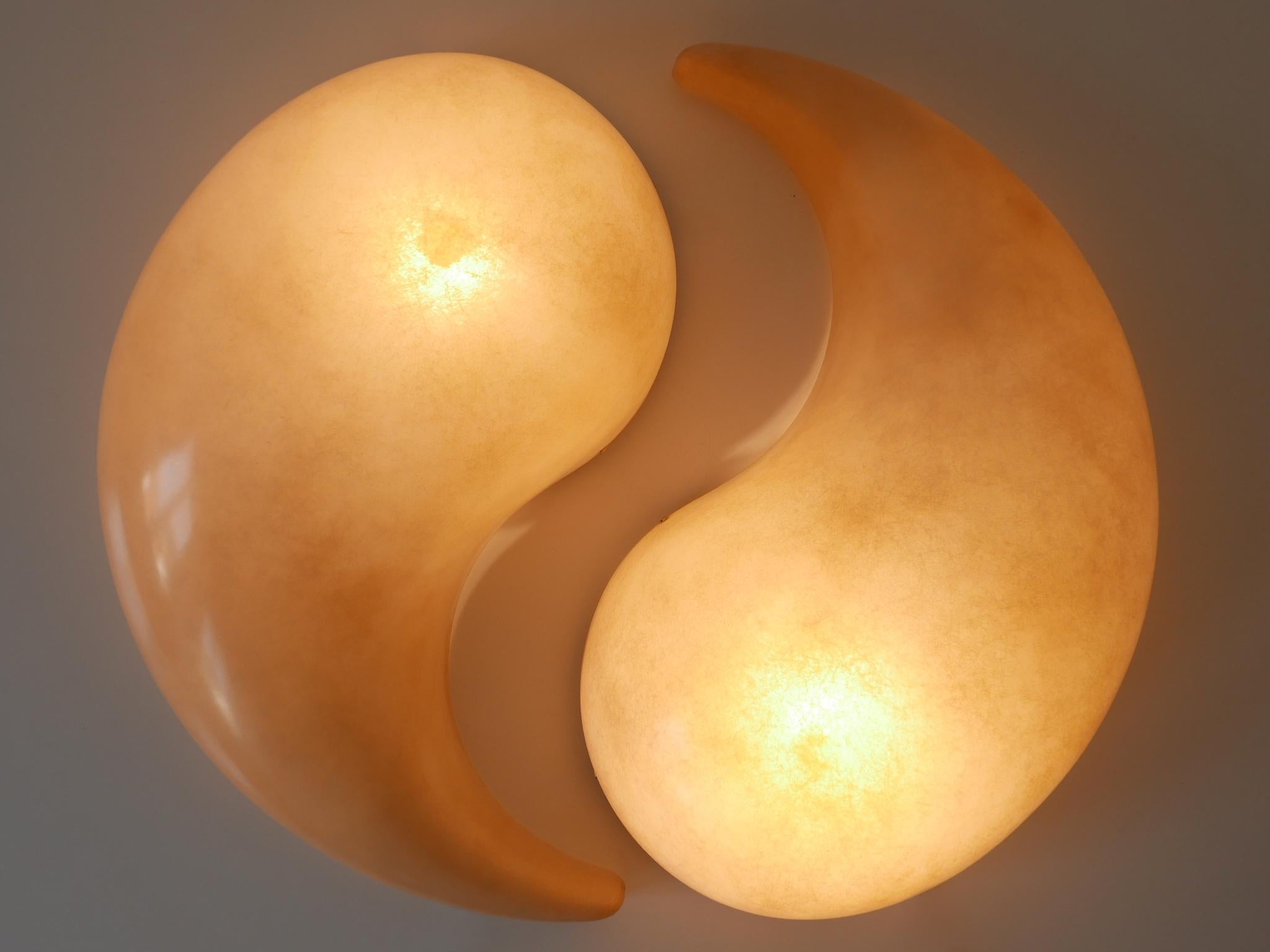 Set of Two Wall Lamps or Sconces Chakra by Gregorio Spini for Kundalini, Italy For Sale 3