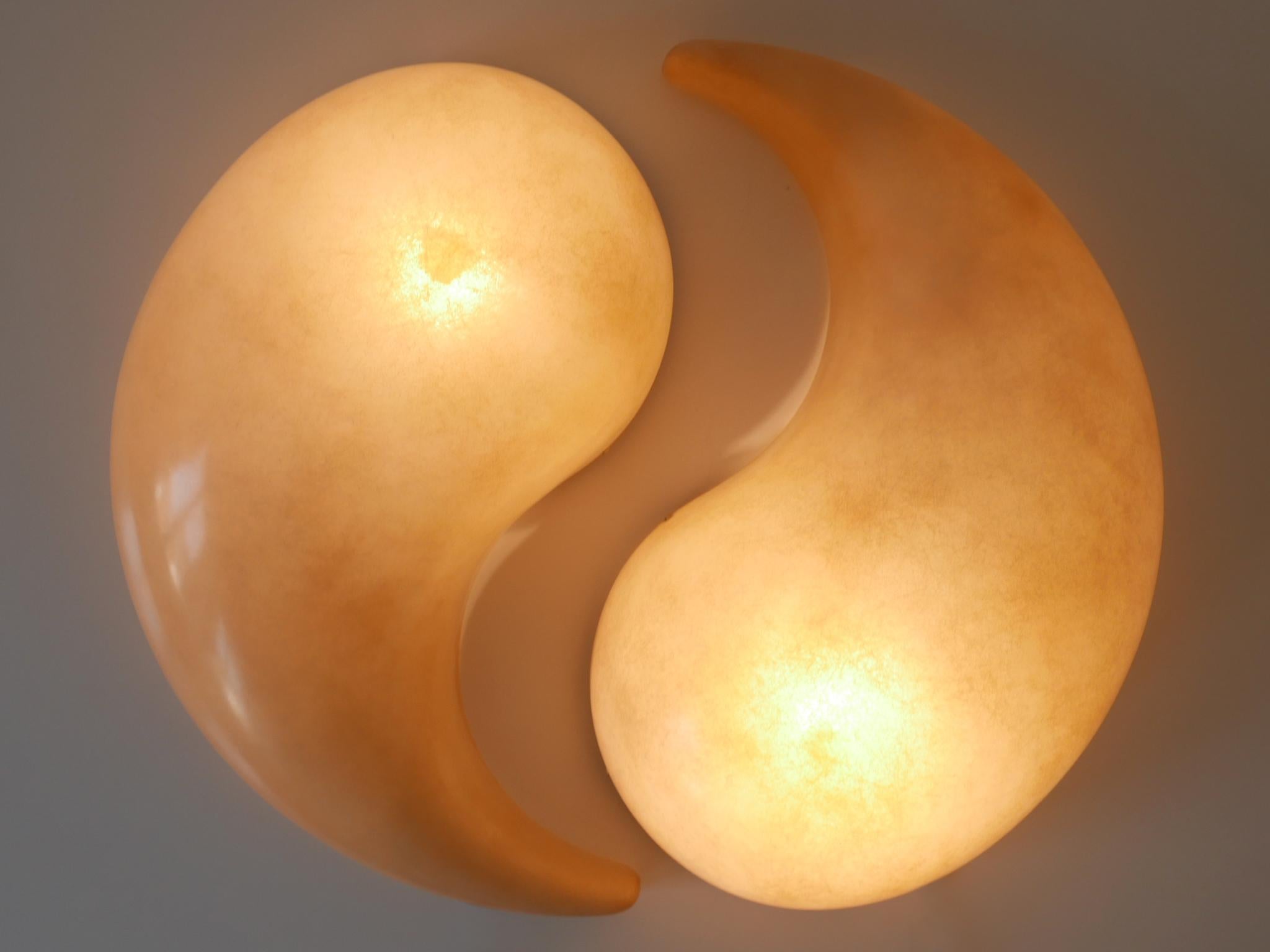 Metal Set of Two Wall Lamps or Sconces Chakra by Gregorio Spini for Kundalini, Italy For Sale