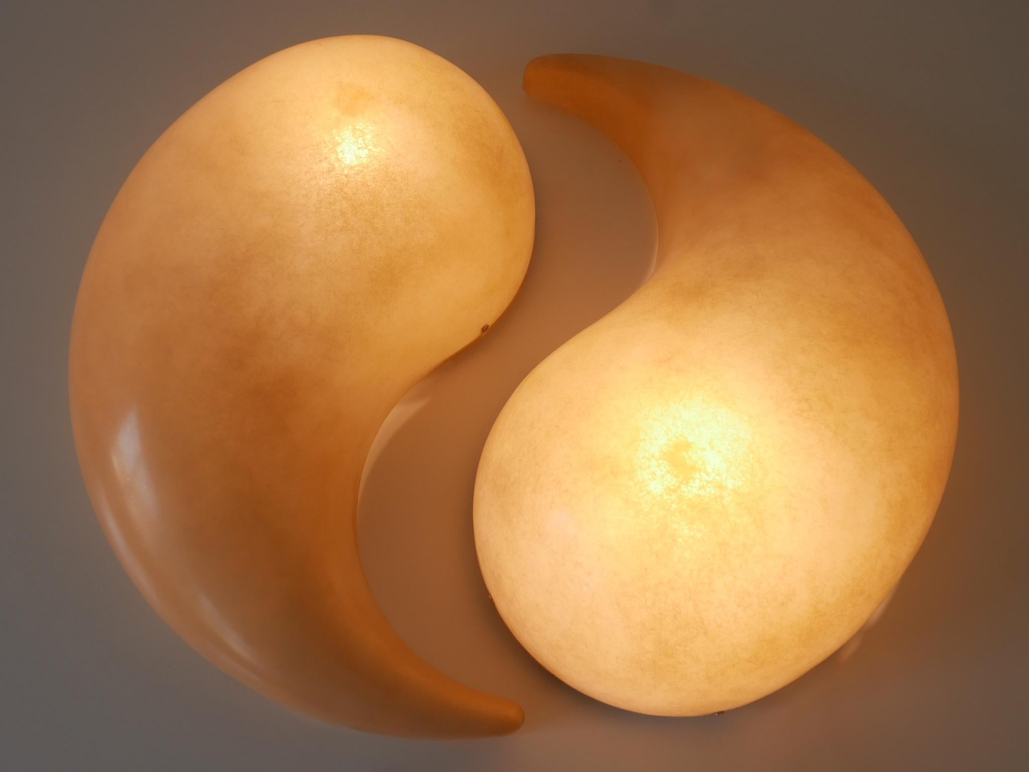 Set of Two Wall Lamps or Sconces Chakra by Gregorio Spini for Kundalini, Italy For Sale 2