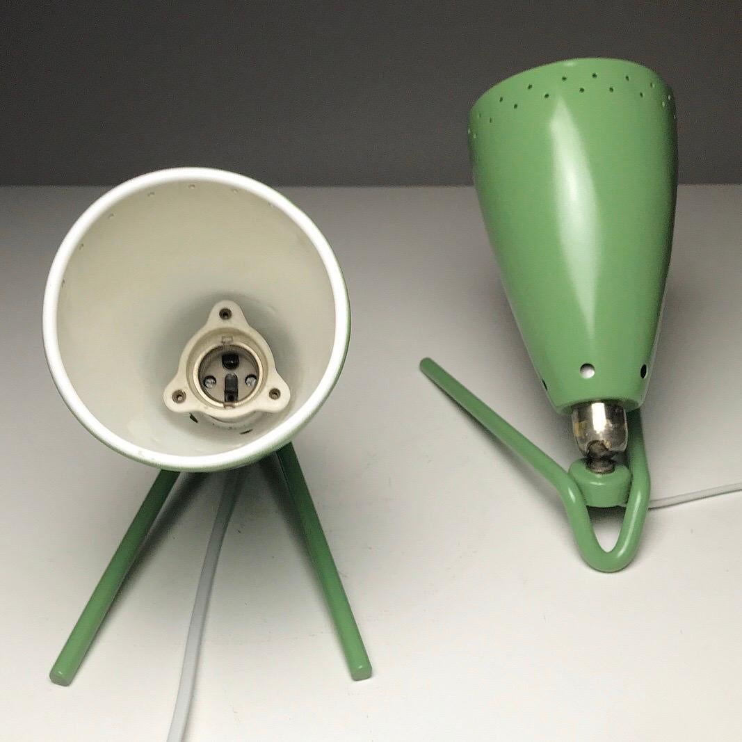 Dutch Set of Two Wall Light by Louis Kalff for Philips, Nederland, 1950s