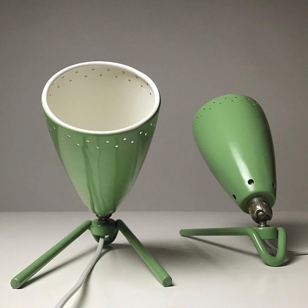 Set of Two Wall Light by Louis Kalff for Philips, Nederland, 1950s In Good Condition In Haderslev, DK