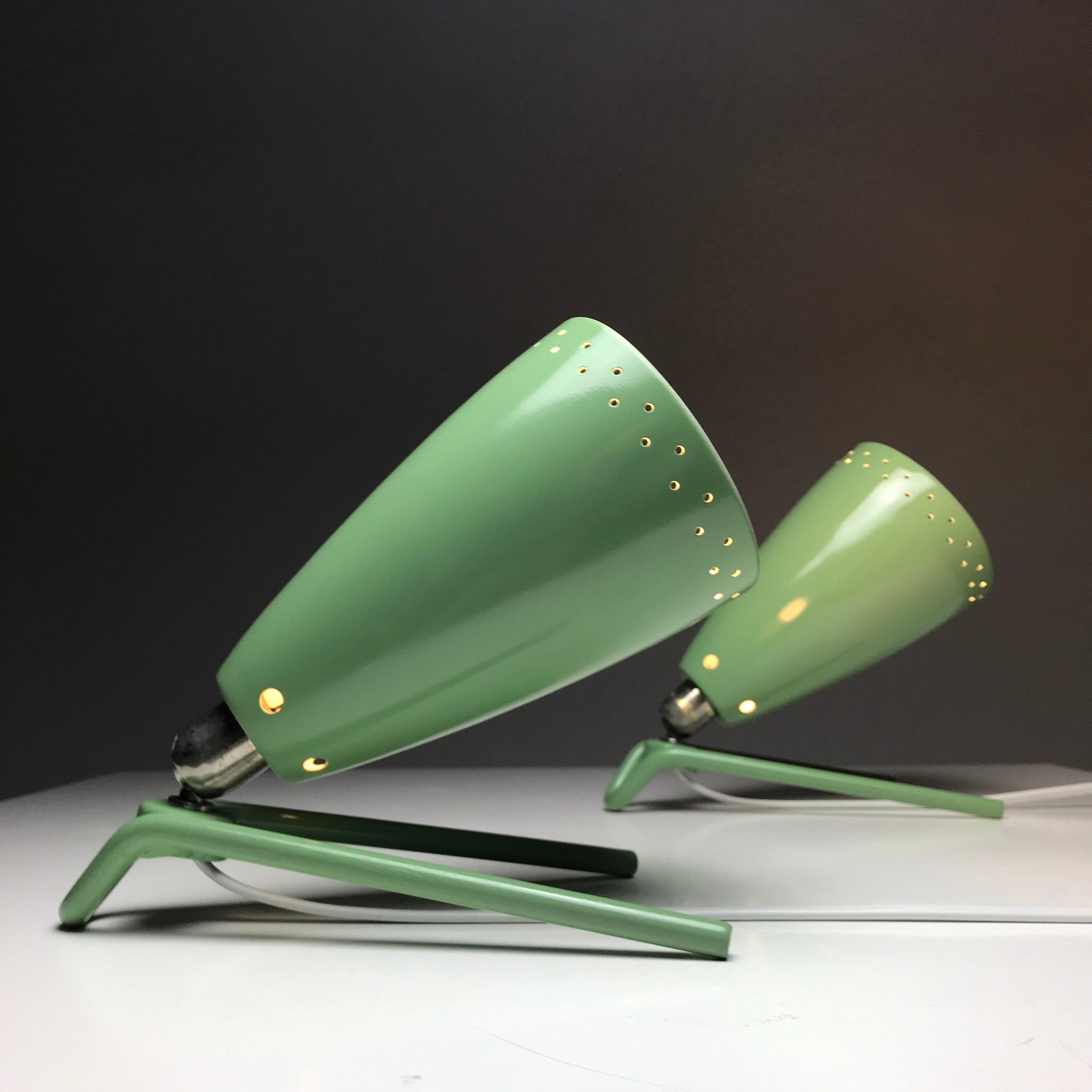 Set of Two Wall Light by Louis Kalff for Philips, Nederland, 1950s 2