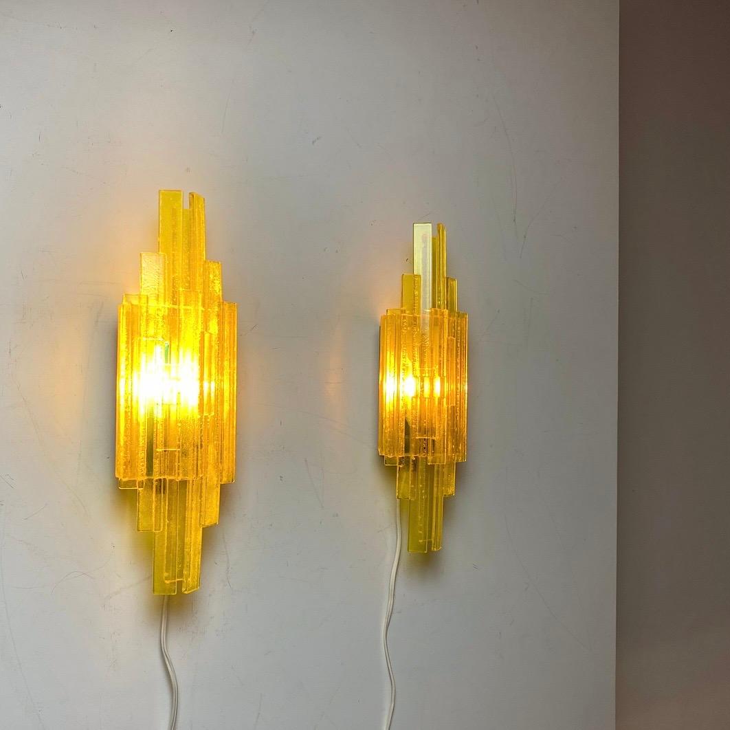 Scandinavian Modern Set of Two Wall Lights by Claus Bolby, Denmark, 1970s