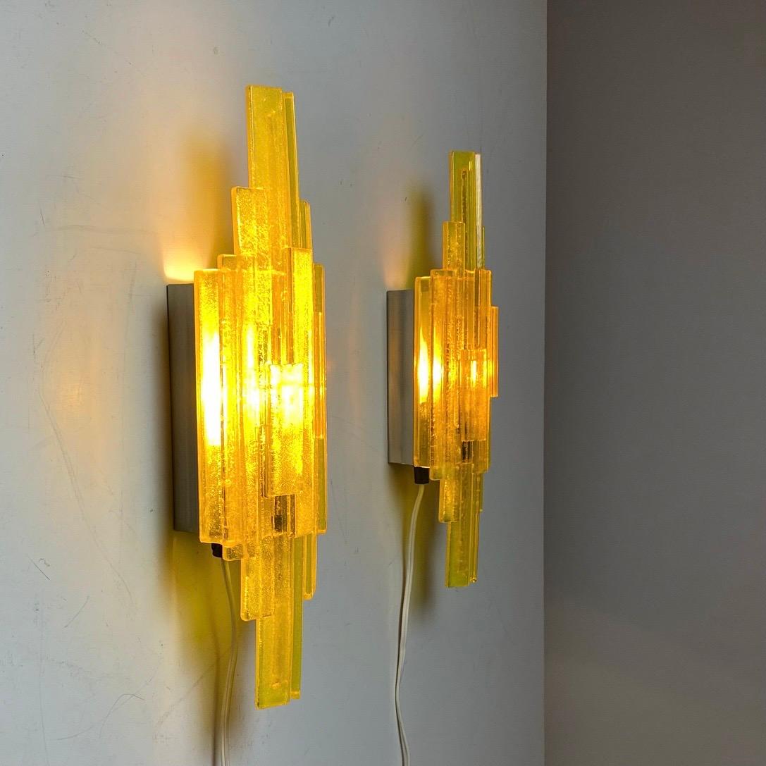 Set of Two Wall Lights by Claus Bolby, Denmark, 1970s In Good Condition In Haderslev, DK