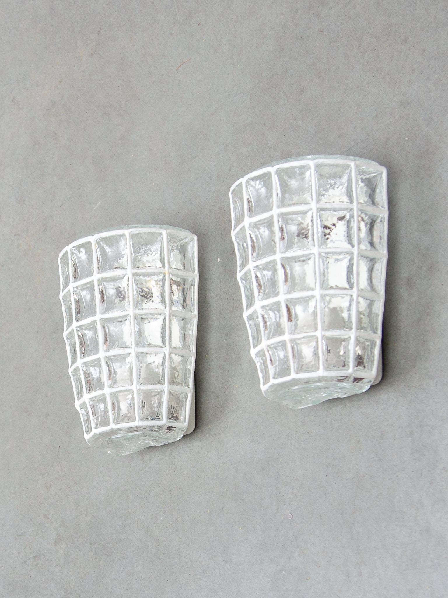 Mid-Century Modern Ensemble de deux appliques murales Design/One, Allemagne en vente