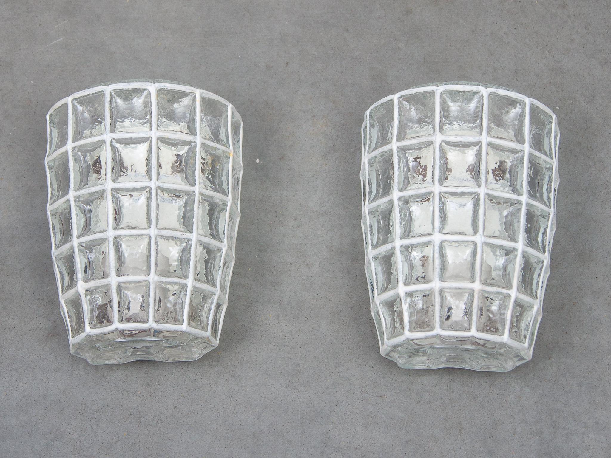 Allemand Ensemble de deux appliques murales Design/One, Allemagne en vente