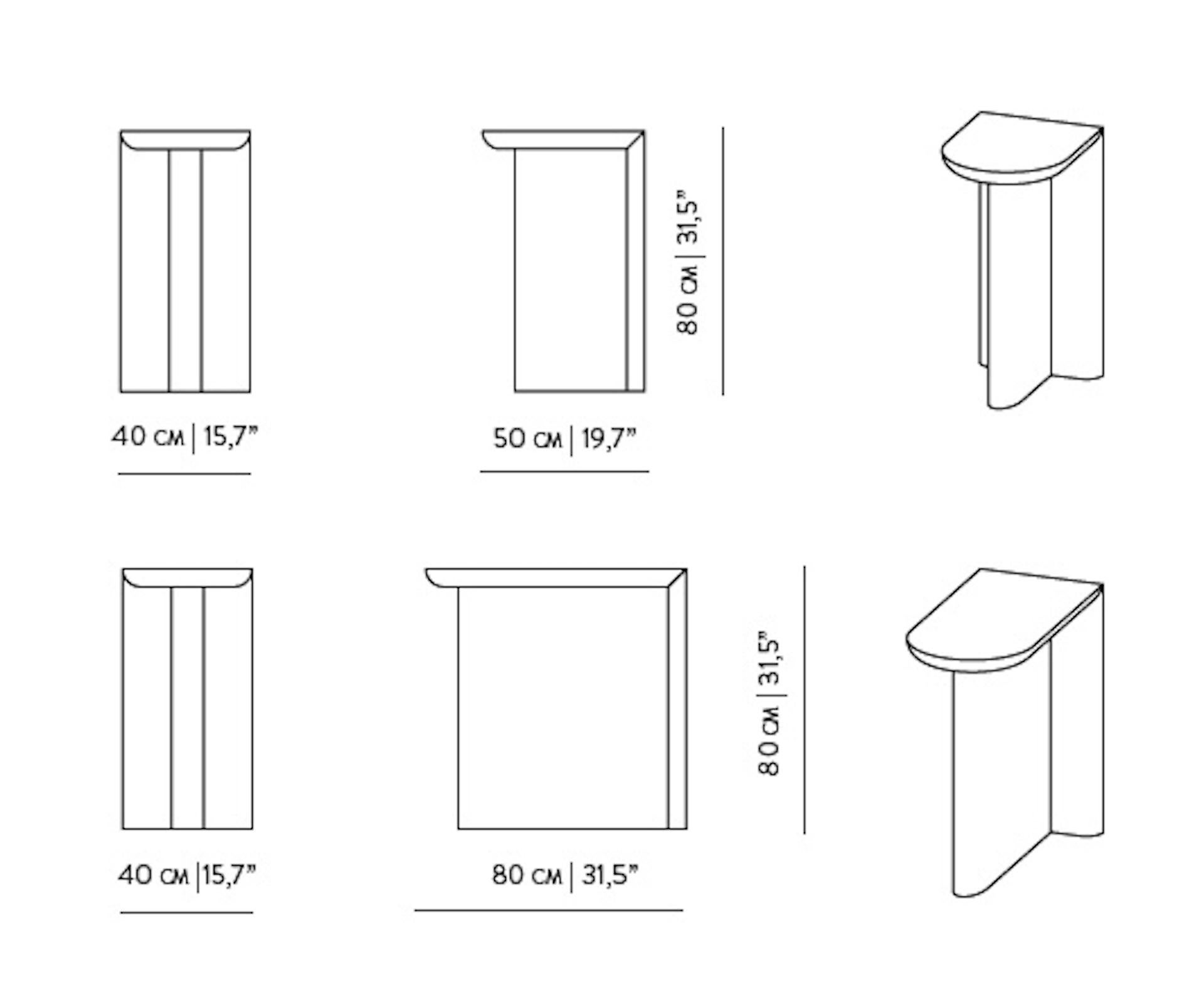 ONE SMALL AND ONE LARGE
The Re-Form console is an exciting extension of the Re-Form coffee  side tables, encapsulating the very essence of formation and transformation. It skillfully melds distinct elements to craft cohesive wholes and unexpected
