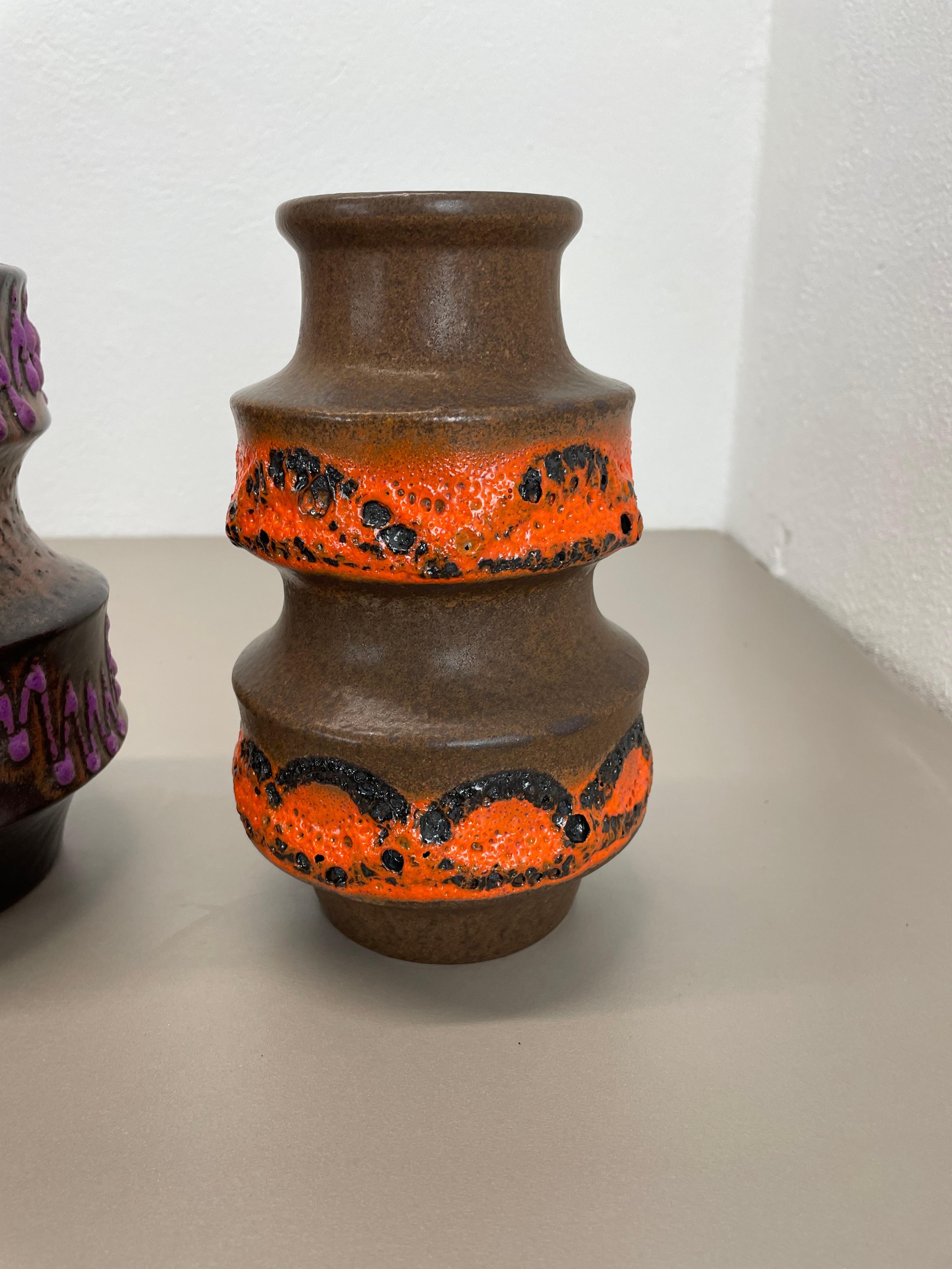 Set di due vasi Fat Lava in ceramica WGP 