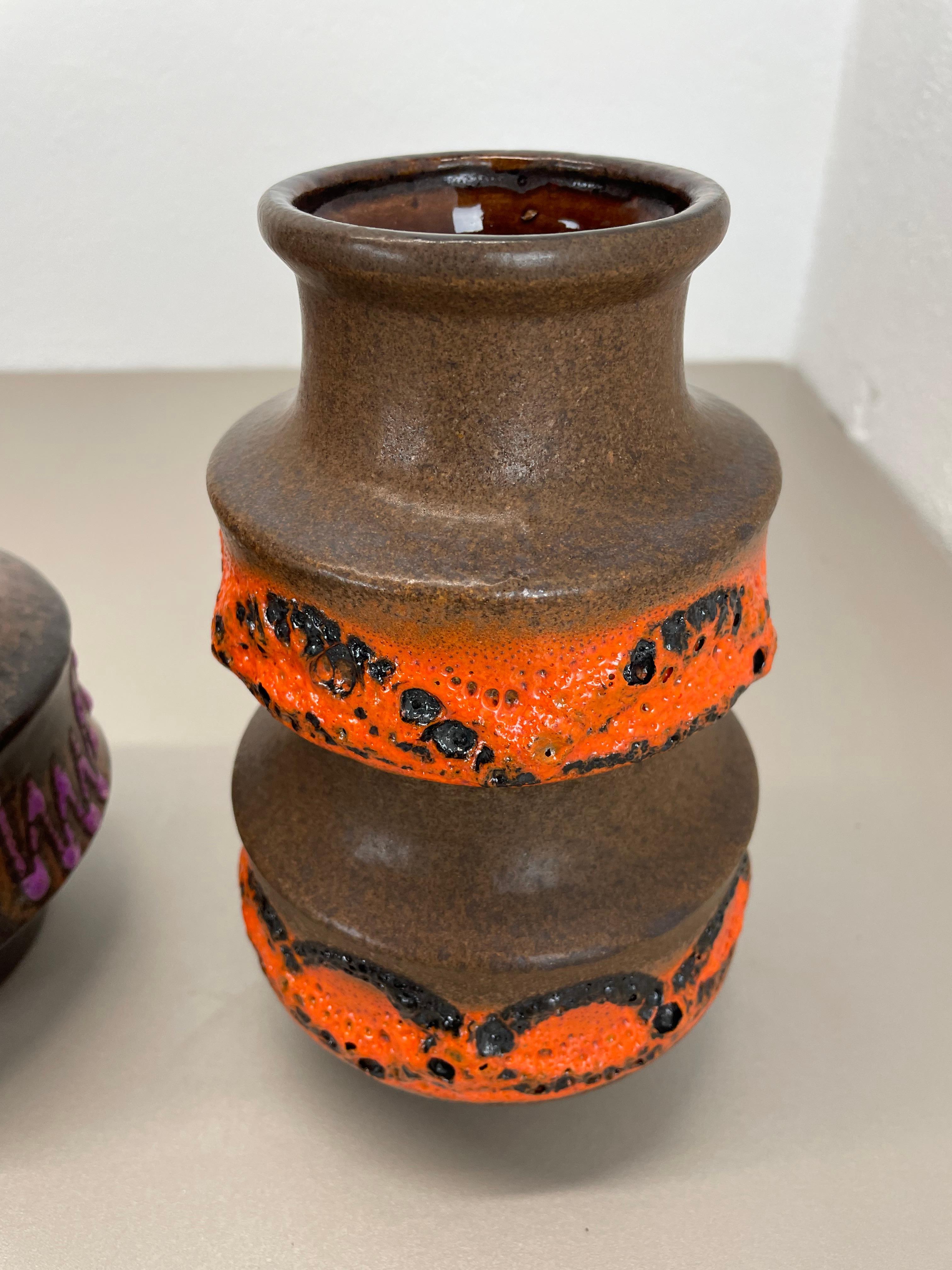 Set di due vasi Fat Lava in ceramica WGP 