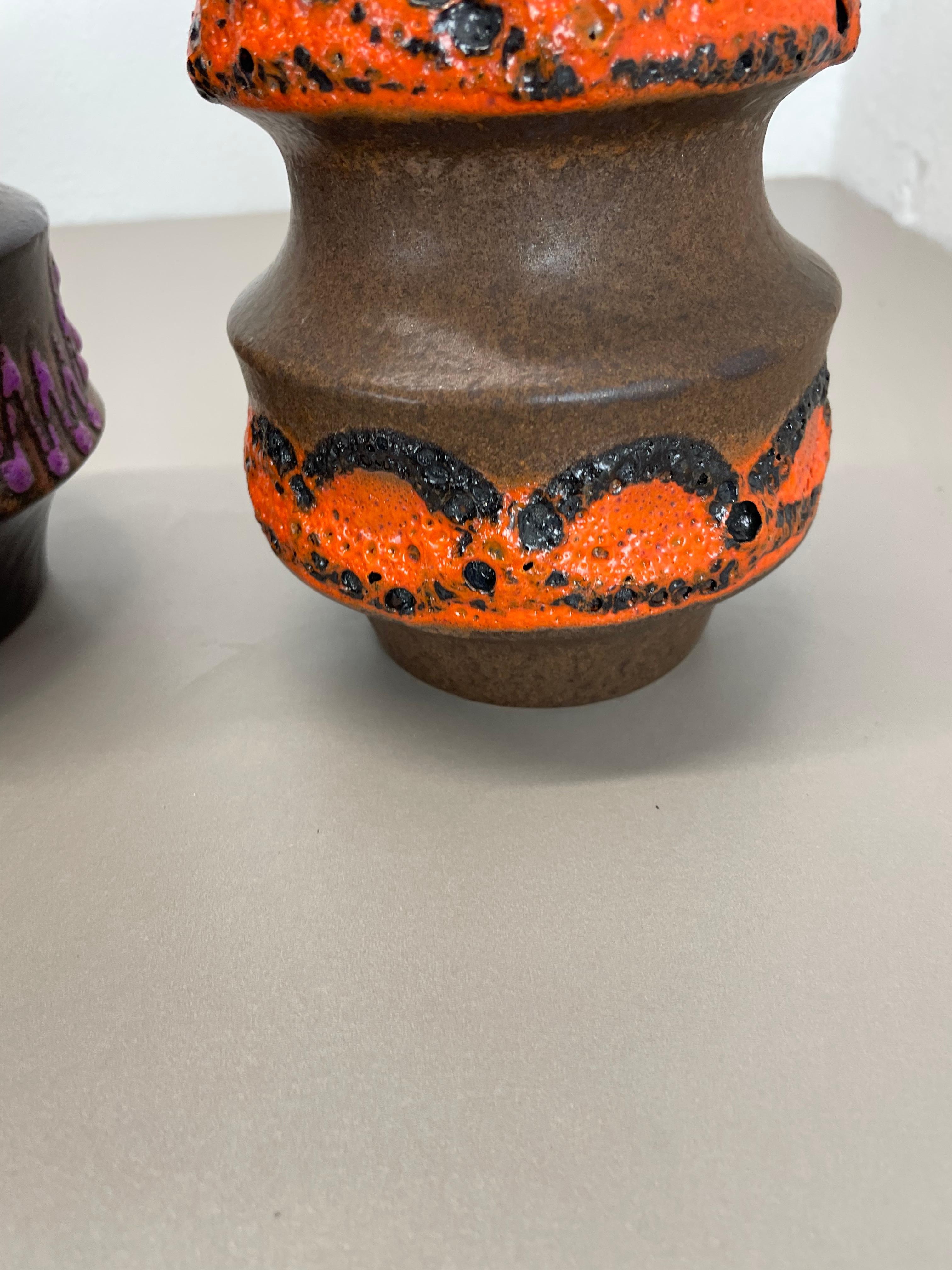 Set di due vasi Fat Lava in ceramica WGP 