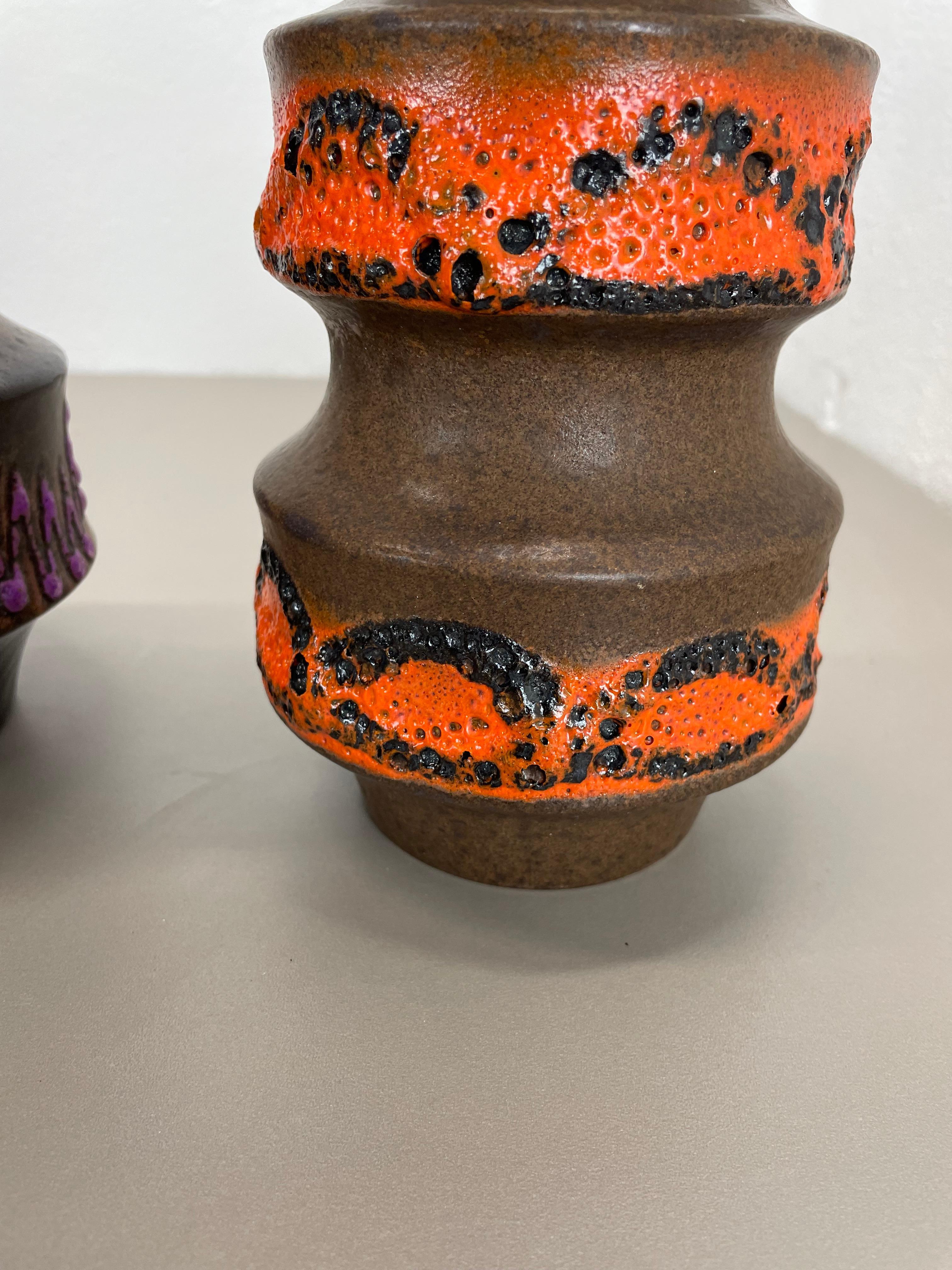 Set di due vasi Fat Lava in ceramica WGP 