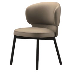Set of Two Wittmann Nappa Leather Morton Chairs Designed by  Sebastian Herkner