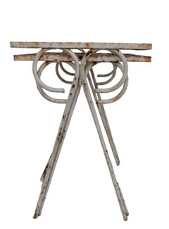 Set of Two Wrought Iron Nesting Tables by Tempestini for Salterini, circa 1950s