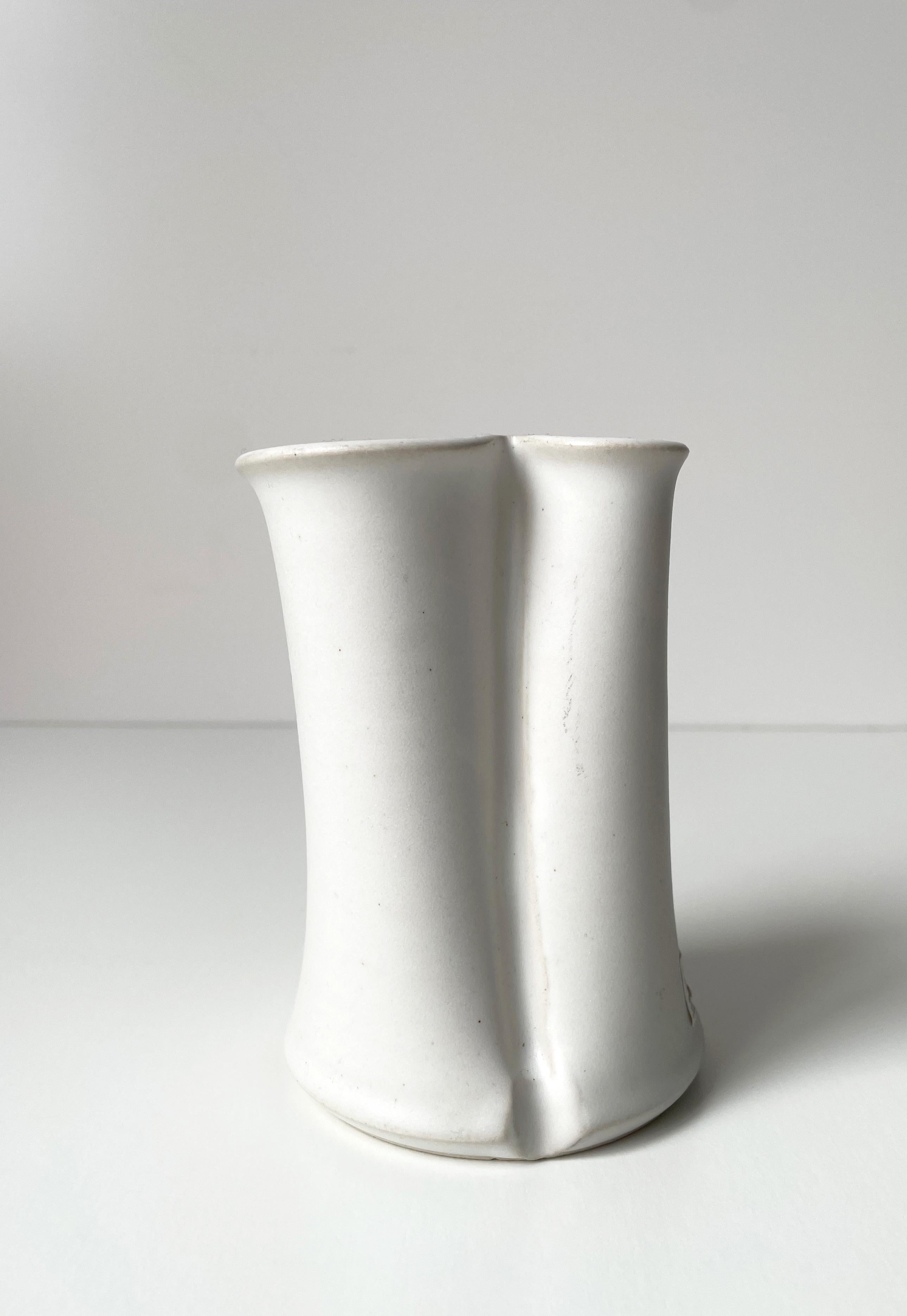 Set of Two Danish Organic Modern Ceramic Vases, Würtz, 1980s For Sale 4